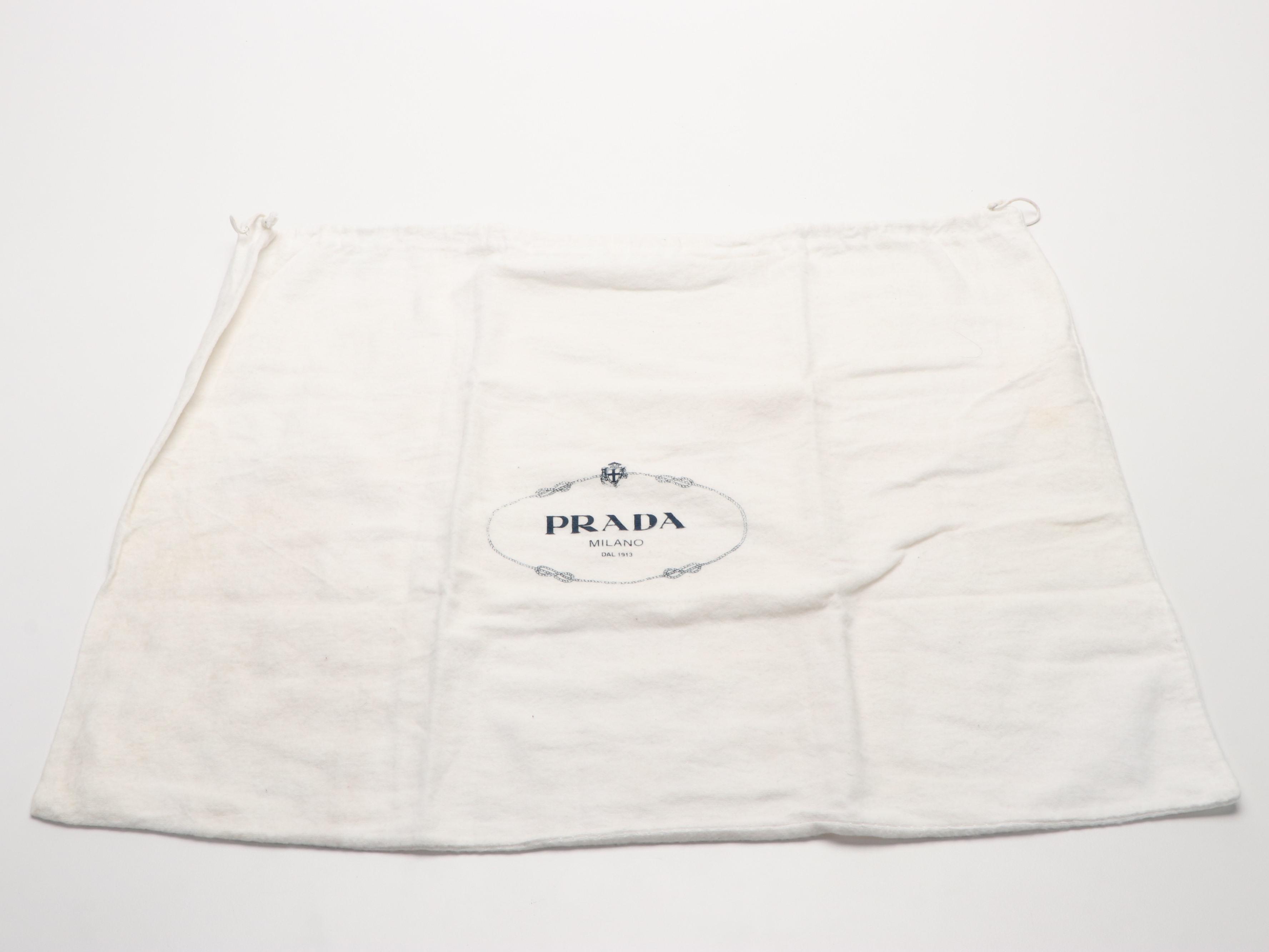 Prada Handbag in Tessuto Nylon and Nappa Gaufre Leather