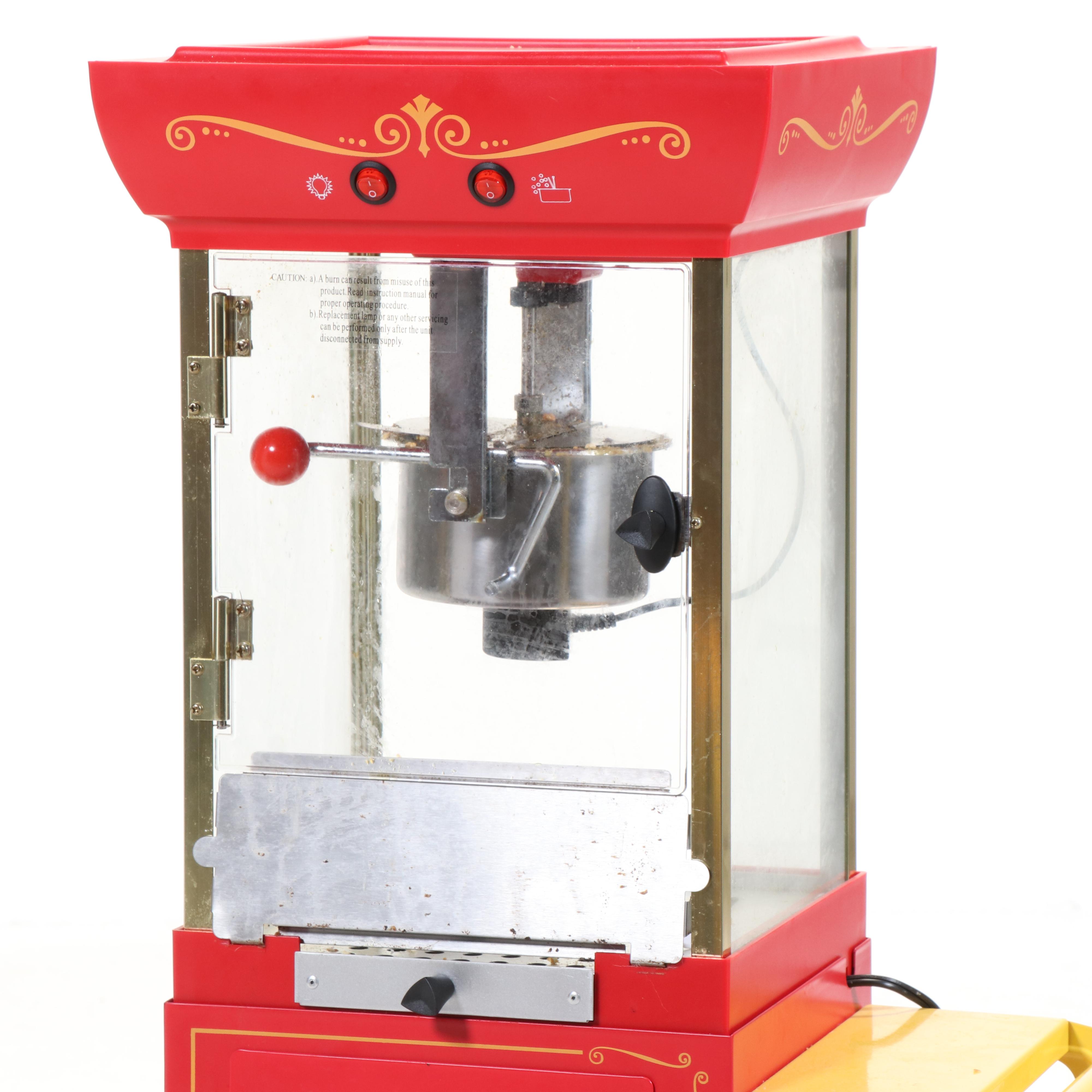 Nostalgia Old Fashioned Movie Time Popcorn Machine