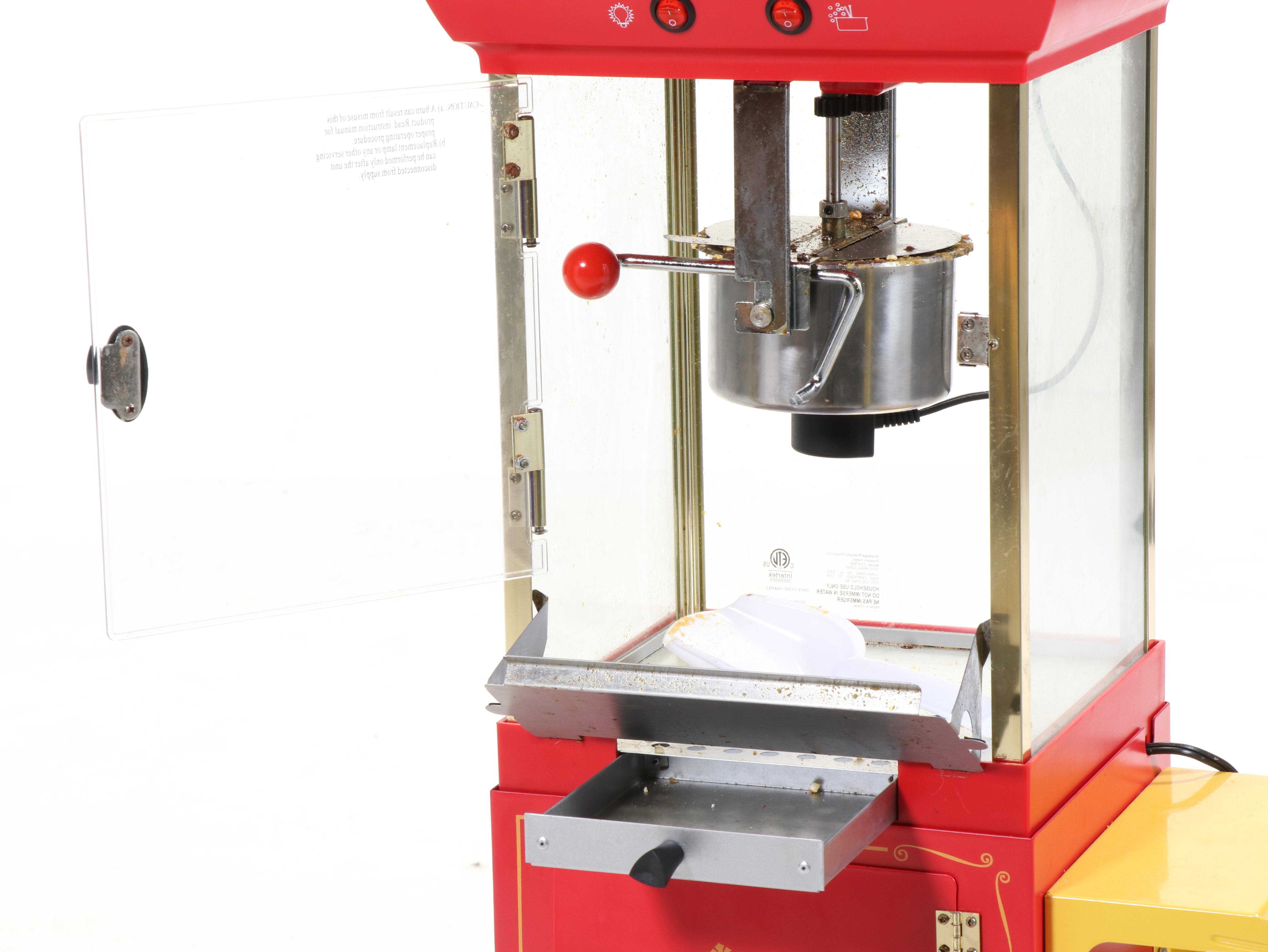 Nostalgia Old Fashioned Movie Time Popcorn Machine