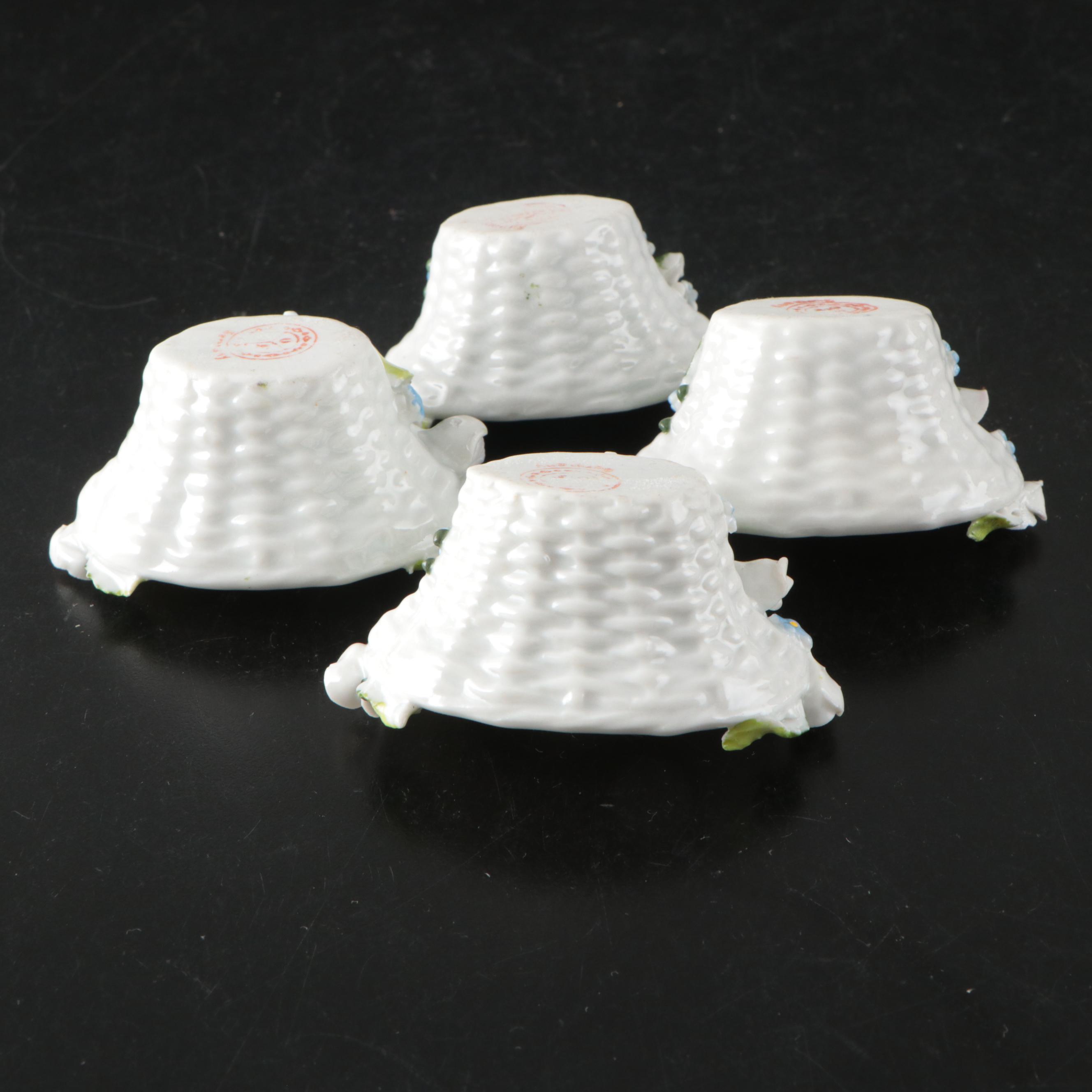 Herend "Chinese Bouquet Rust" Porcelain Saucers with Other Tableware