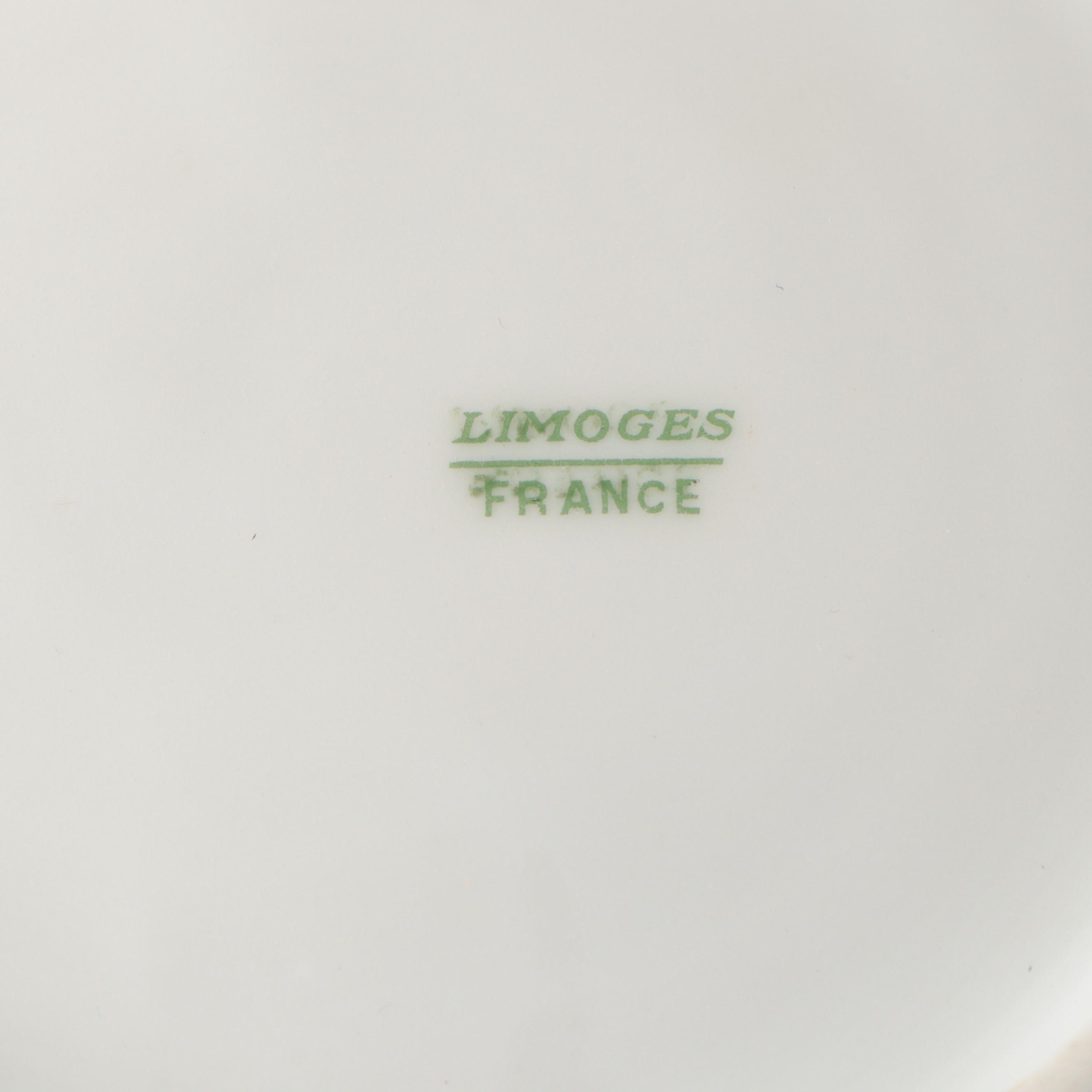 Herend "Chinese Bouquet Rust" Porcelain Saucers with Other Tableware