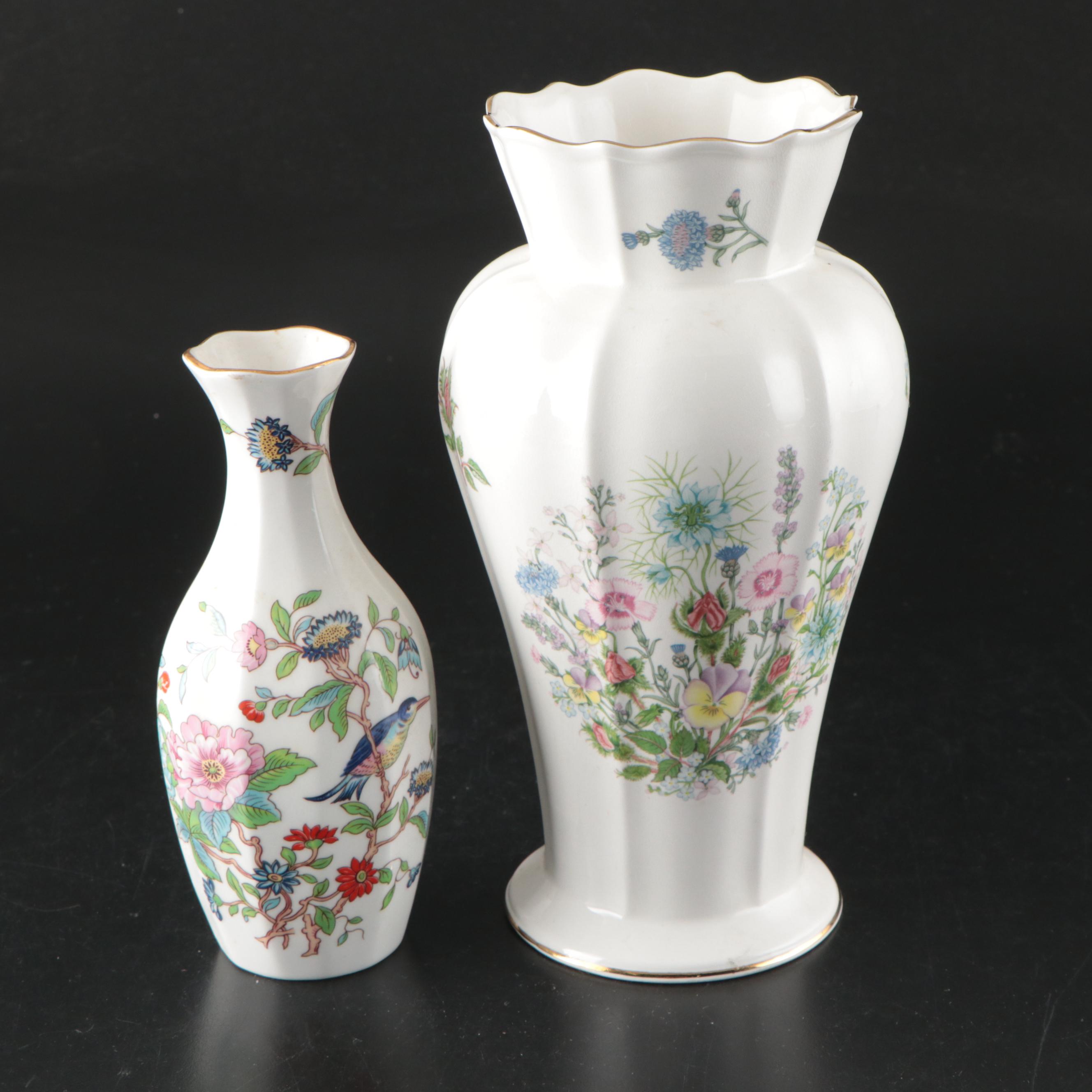 Herend "Chinese Bouquet Rust" Porcelain Saucers with Other Tableware