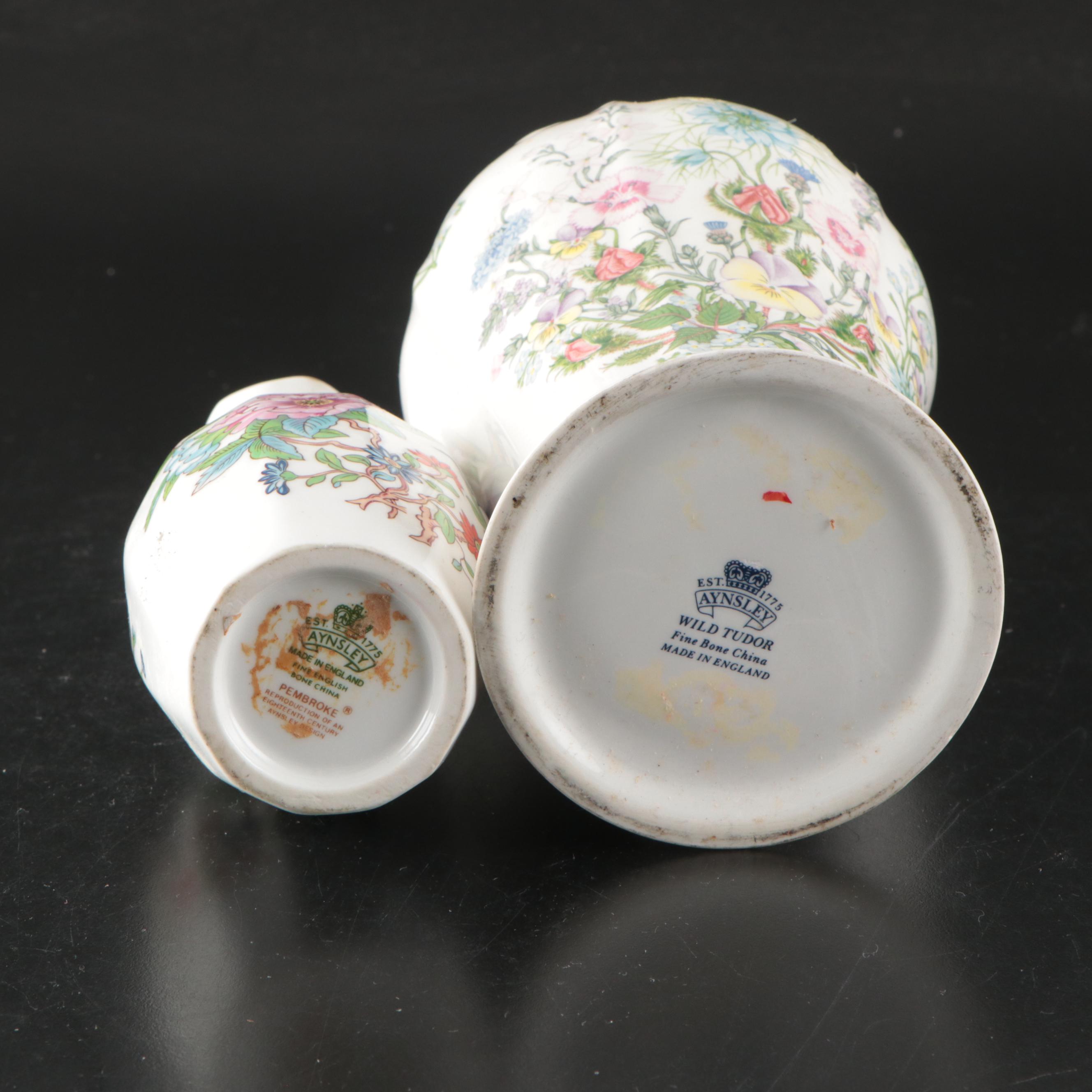 Herend "Chinese Bouquet Rust" Porcelain Saucers with Other Tableware