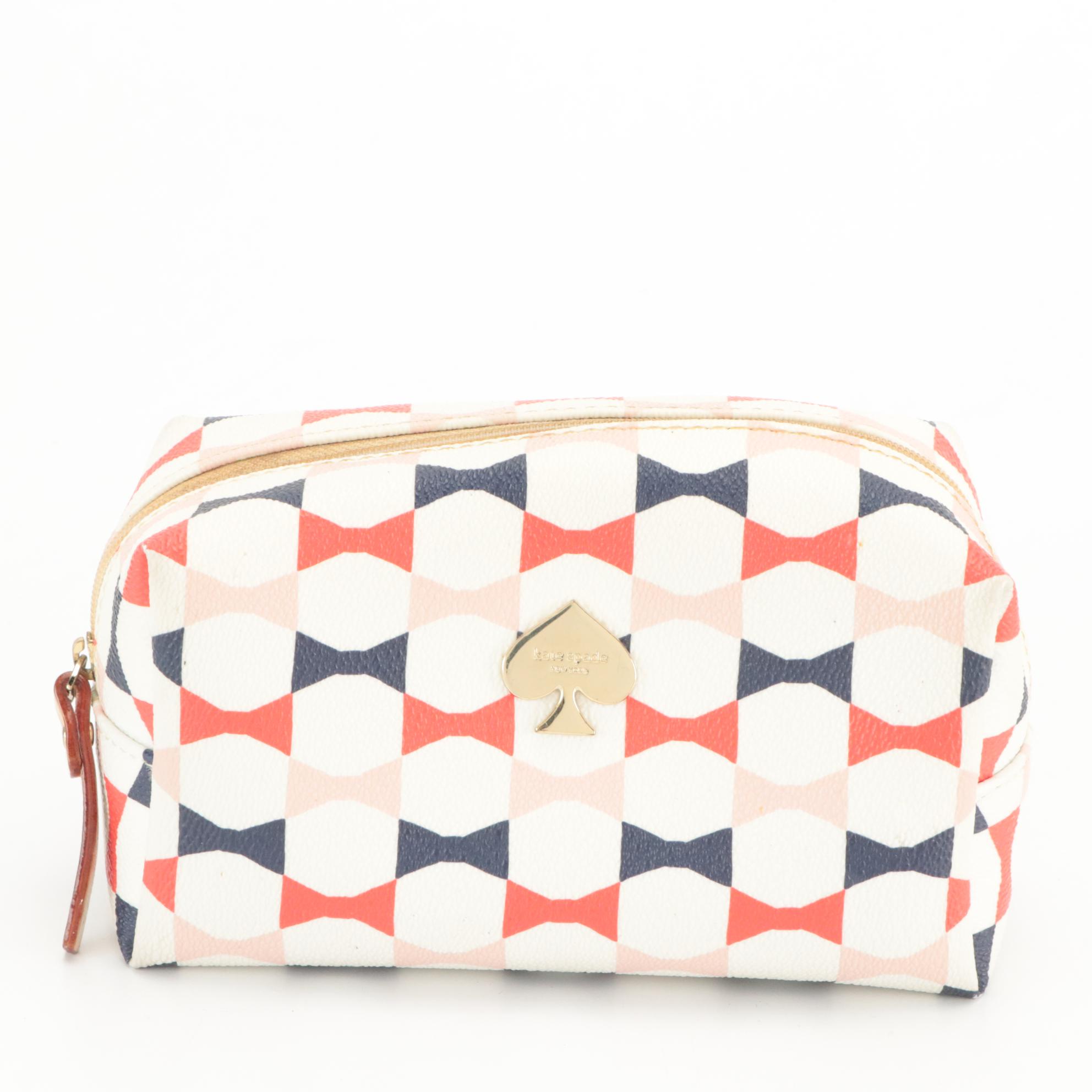 Kate Spade Toiletry/Cosmetic Pouch, Courrèges Agenda Cover, Other Crochet Bag