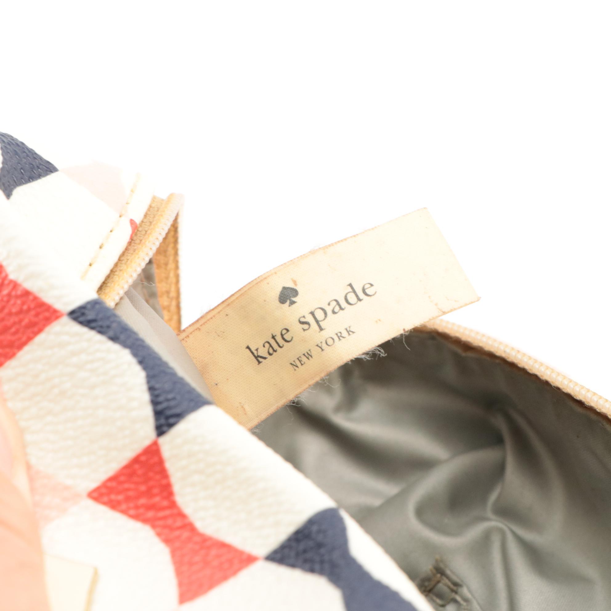 Kate Spade Toiletry/Cosmetic Pouch, Courrèges Agenda Cover, Other Crochet Bag