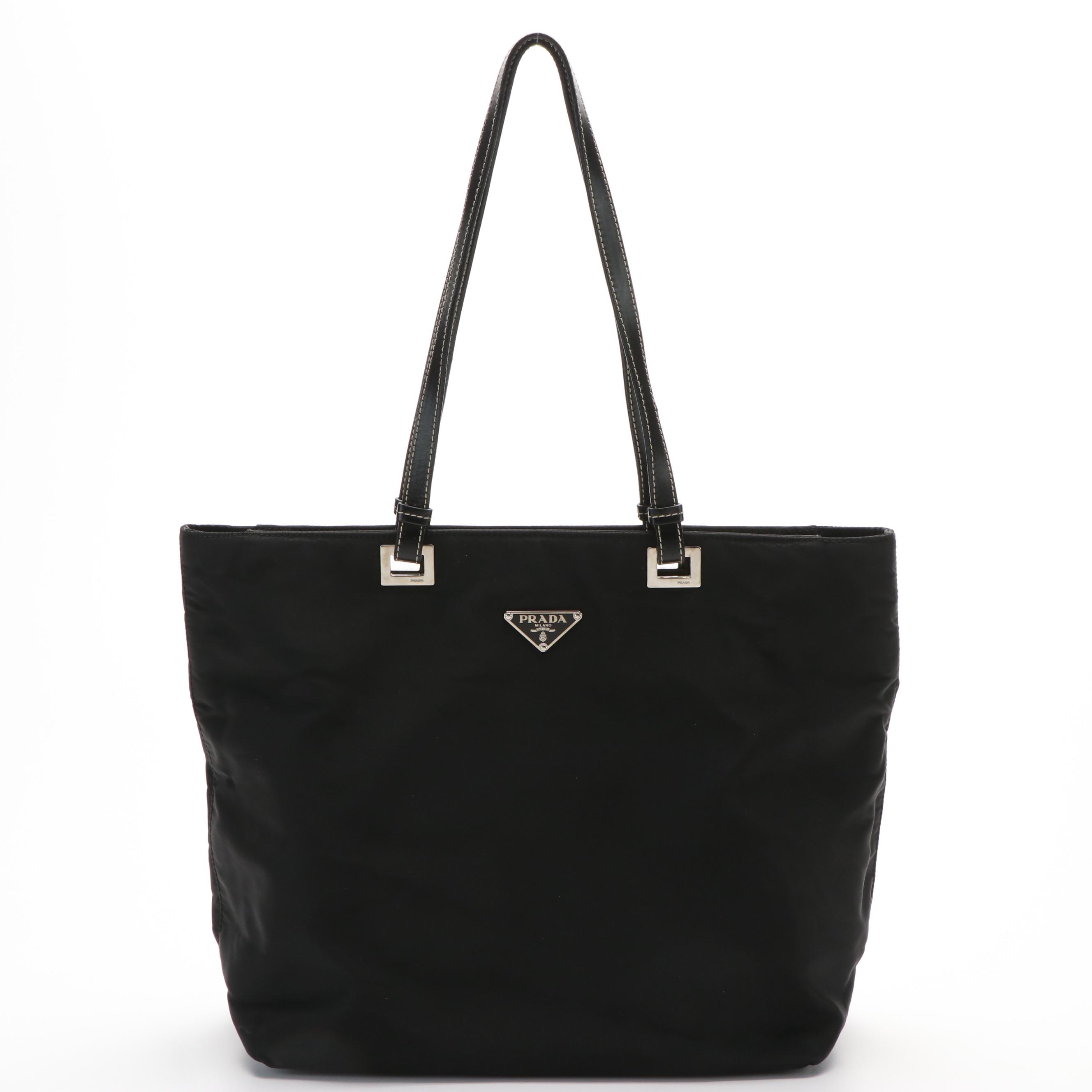 Prada Tote Bag in Black Tessuto Nylon