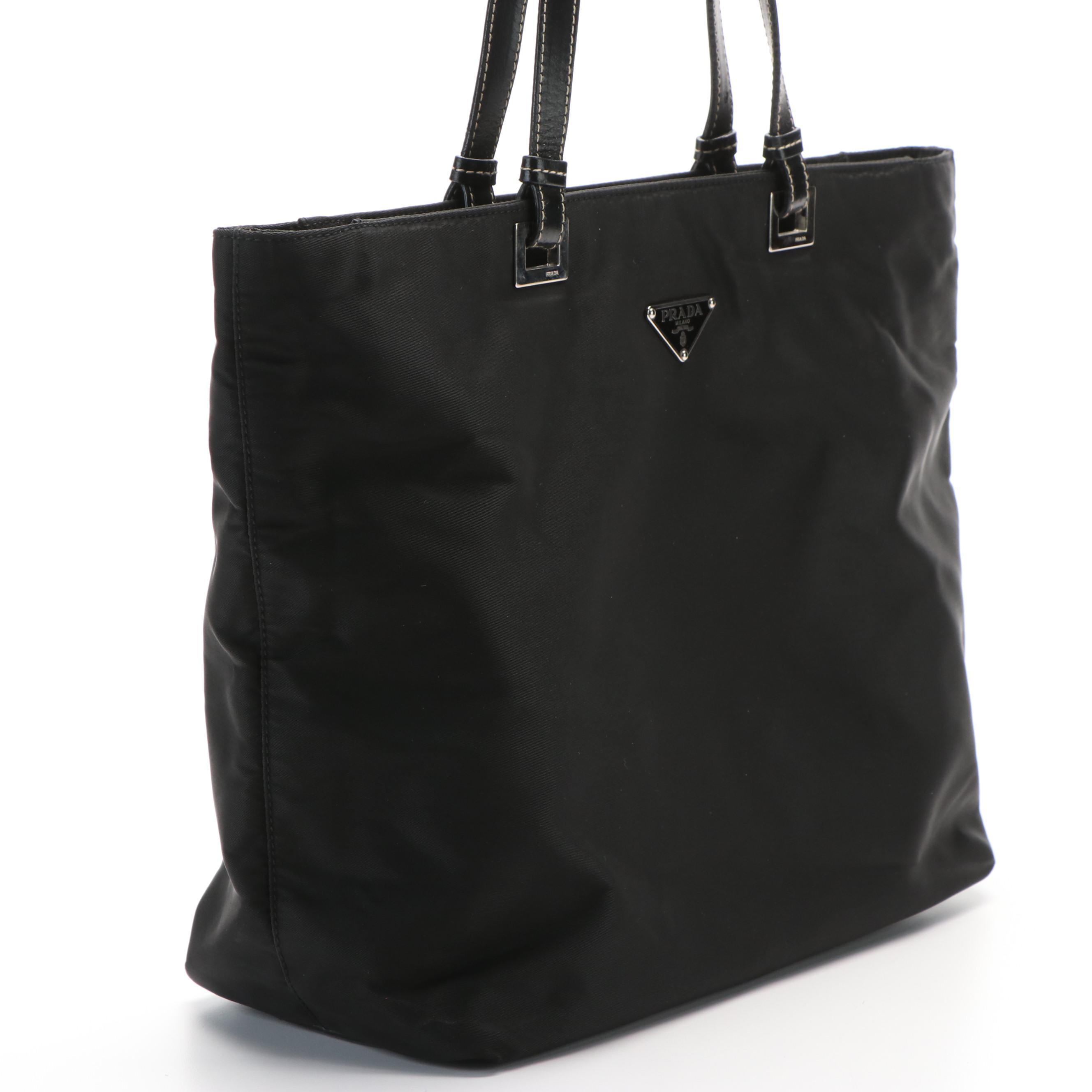 Prada Tote Bag in Black Tessuto Nylon