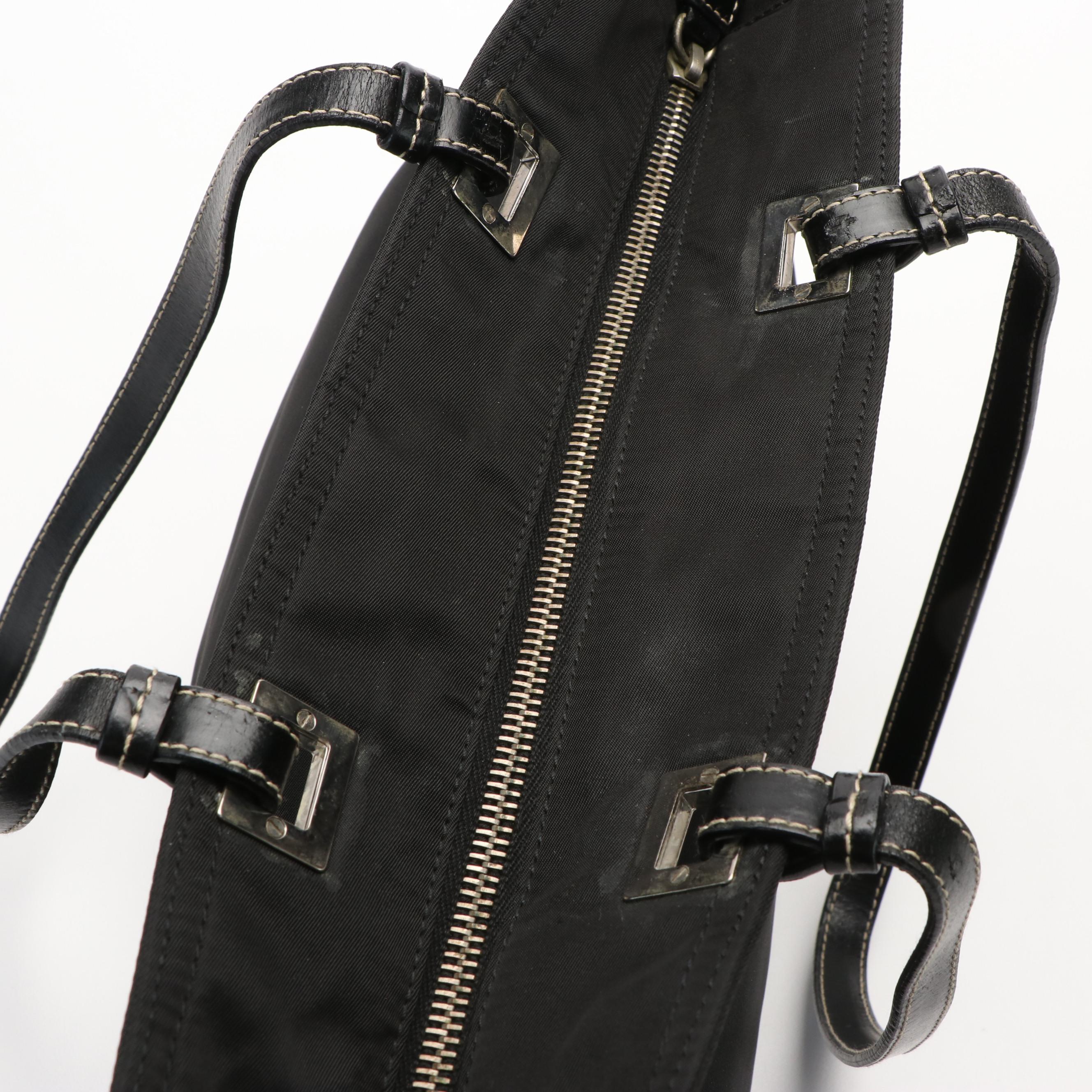 Prada Tote Bag in Black Tessuto Nylon