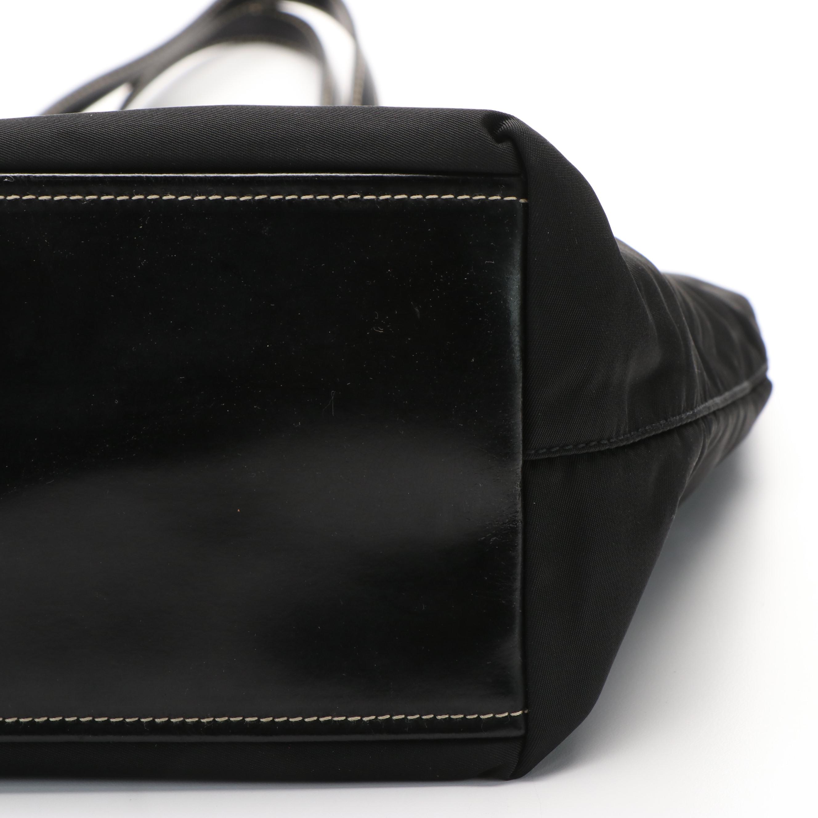 Prada Tote Bag in Black Tessuto Nylon