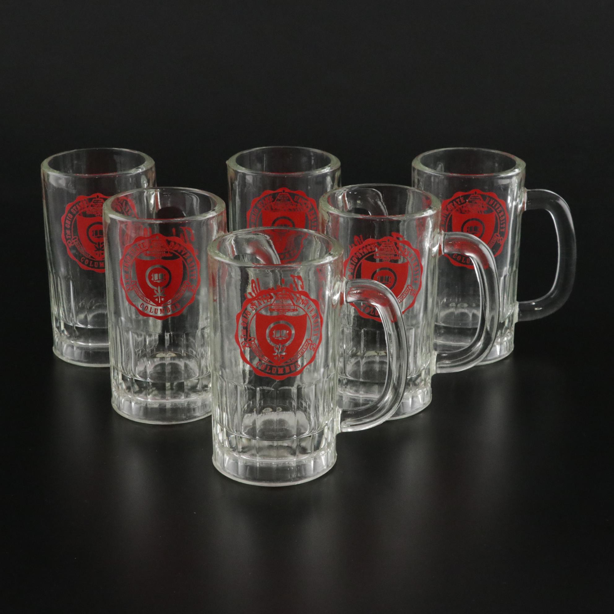 The Ohio State University "Friendly" Restaurant Mugs & Old School Striped Scarf