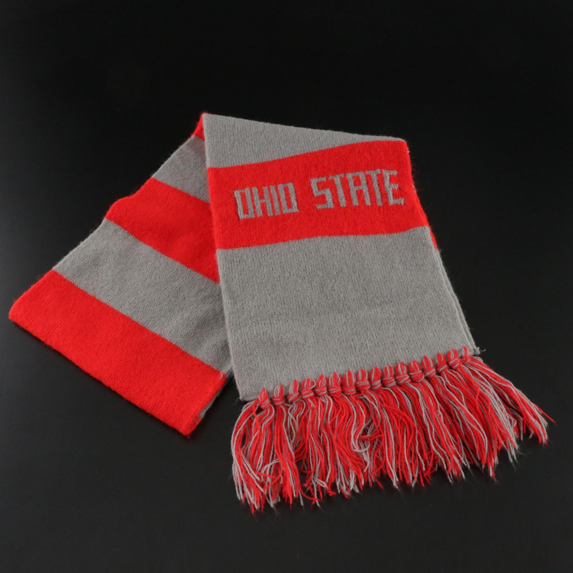 The Ohio State University "Friendly" Restaurant Mugs & Old School Striped Scarf