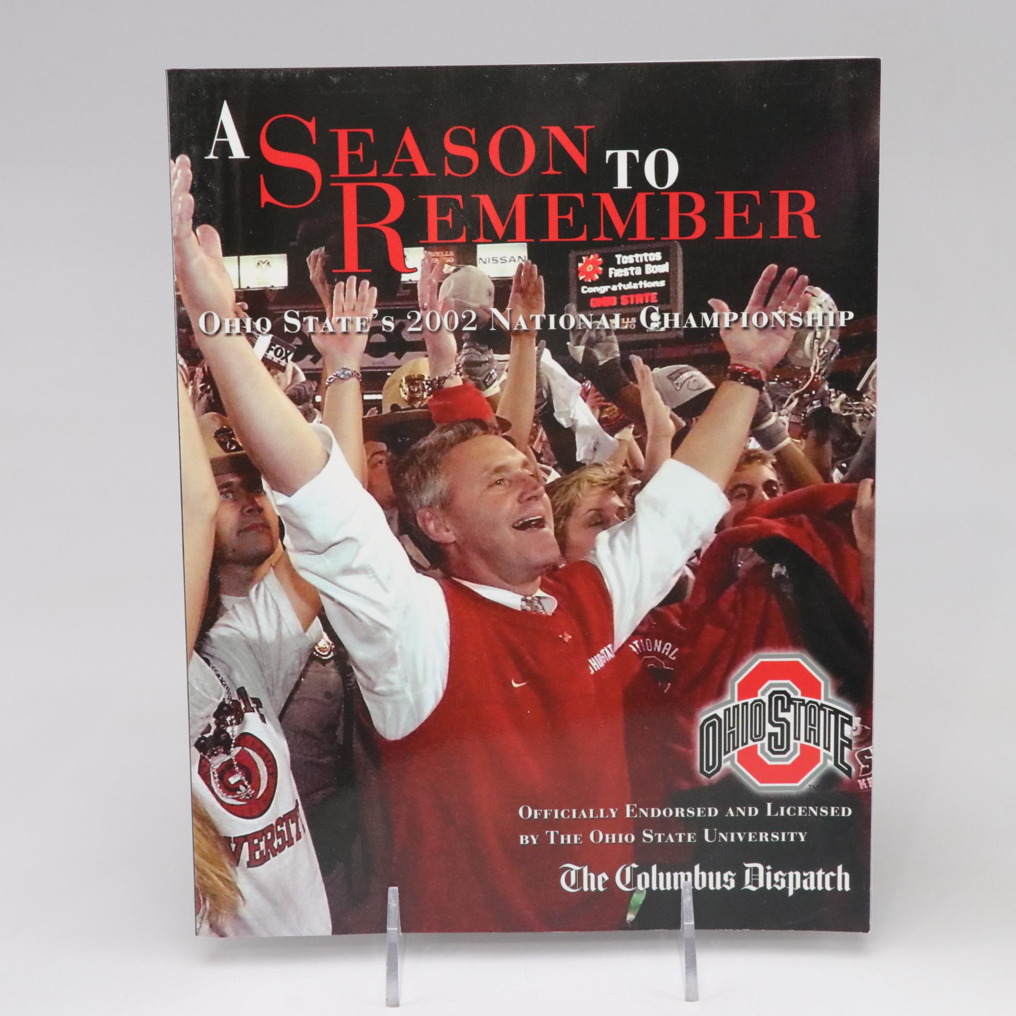 Ohio State University Buckeye Football 2002 and 2014 National Championship Items
