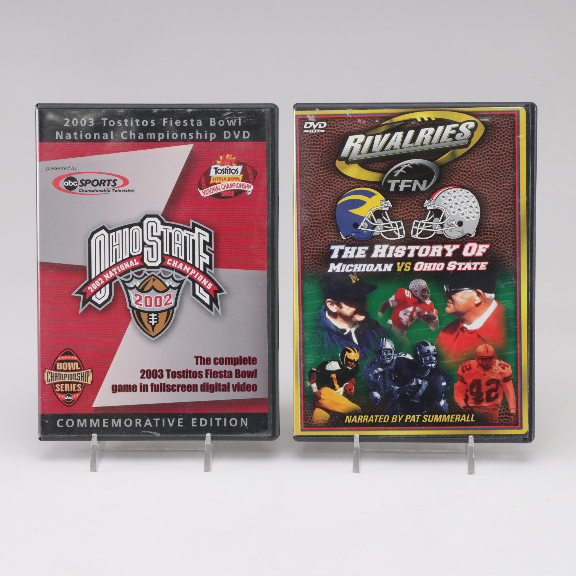 Ohio State University Buckeye Football 2002 and 2014 National Championship Items