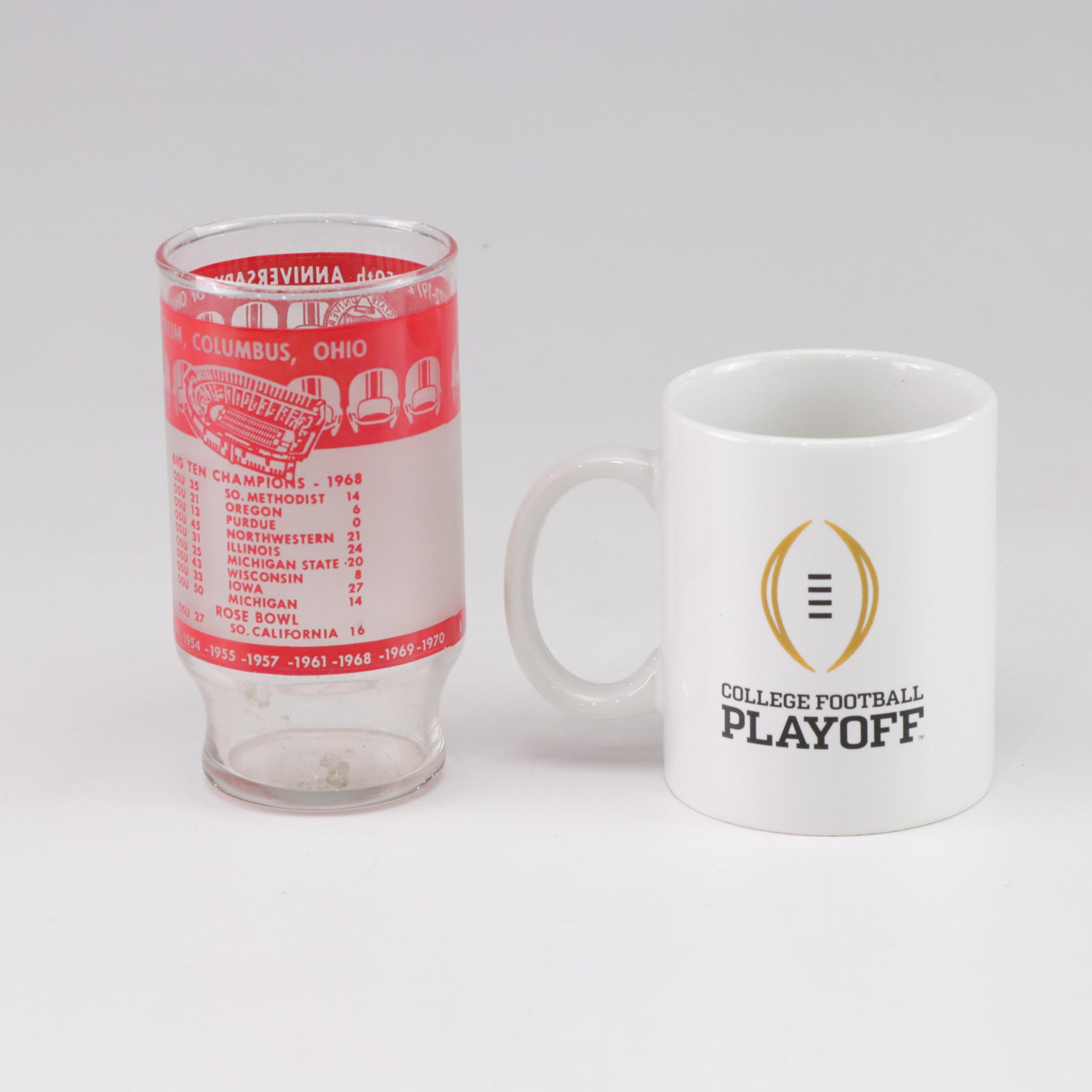 Ohio State University Buckeye Football 2002 and 2014 National Championship Items