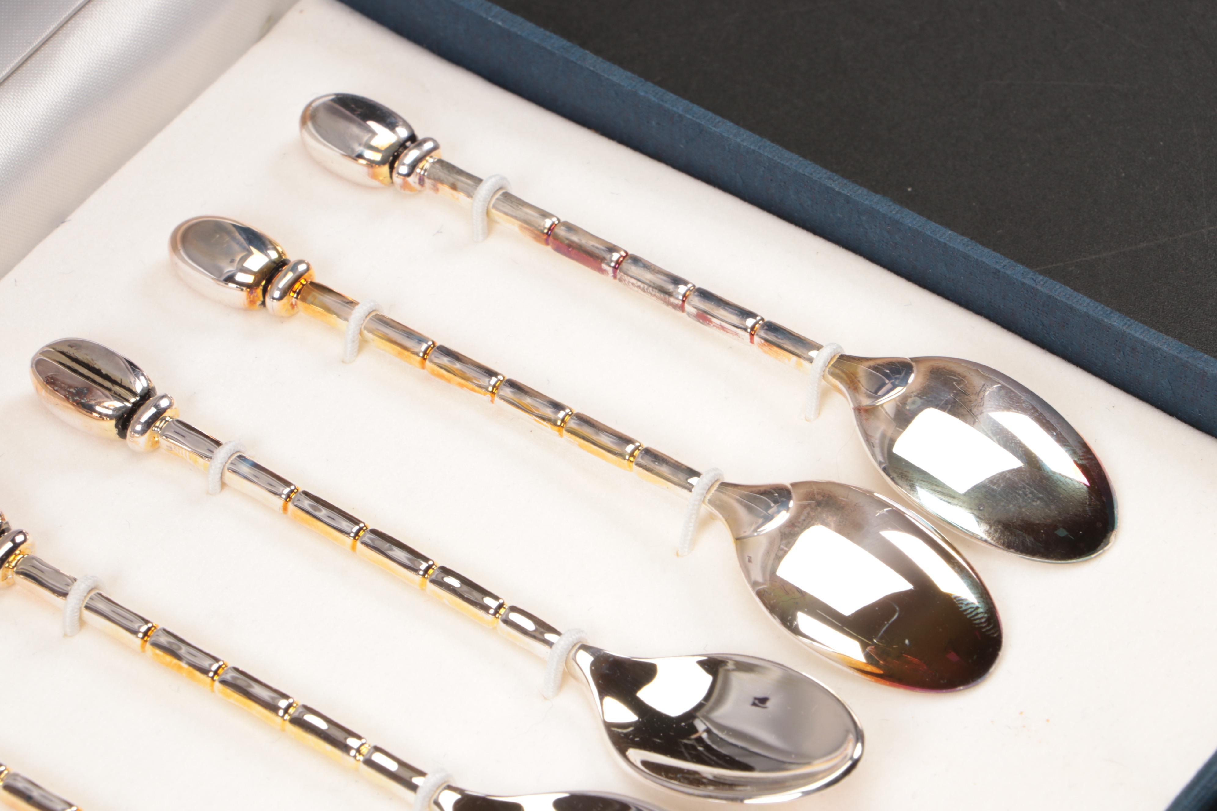 Primula Glass Teapot with Demitasse Spoons and Other Tableware