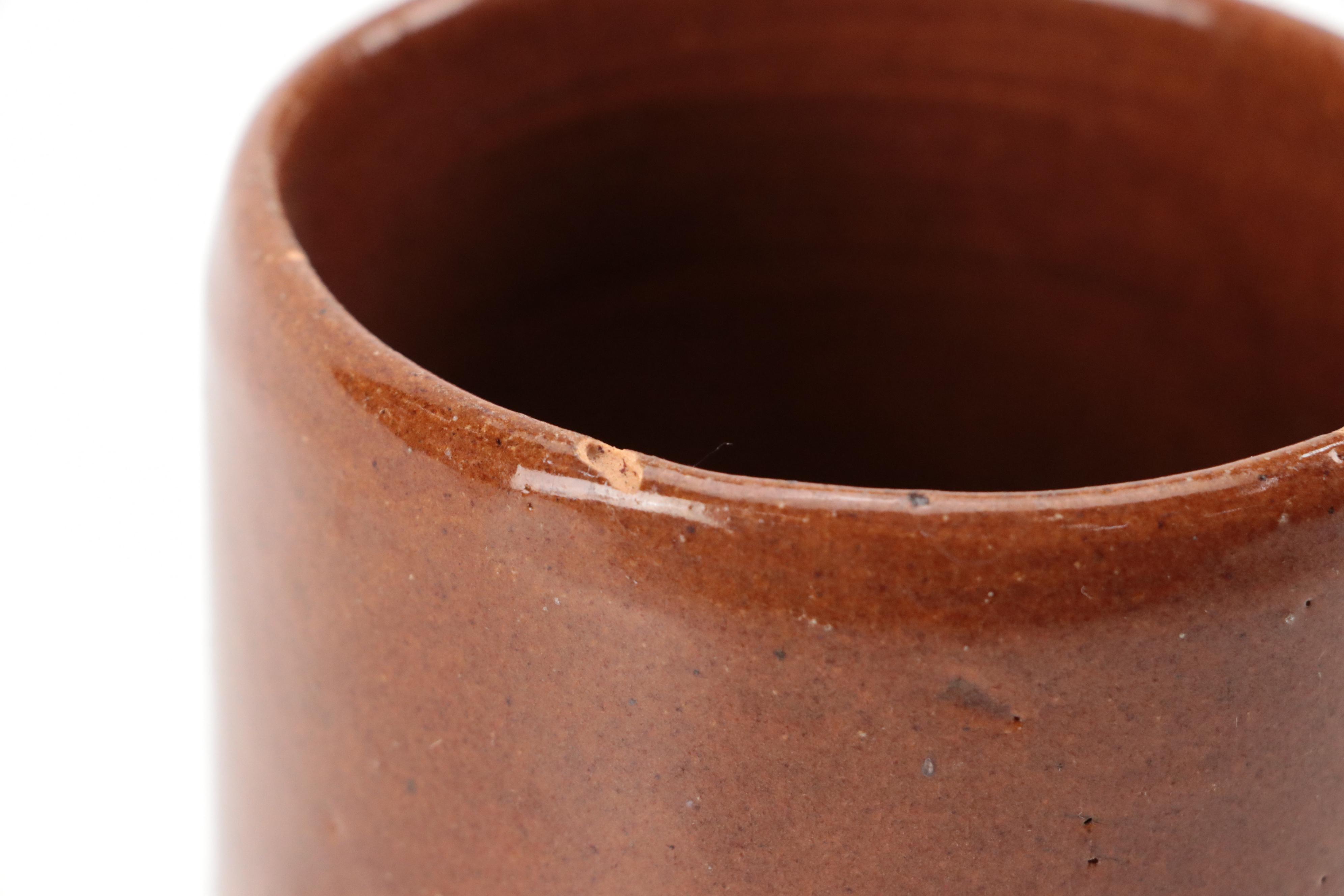 Bybee Pottery Chambersticks, Mug and Spongeware Collection, Mid-Late 20th C.