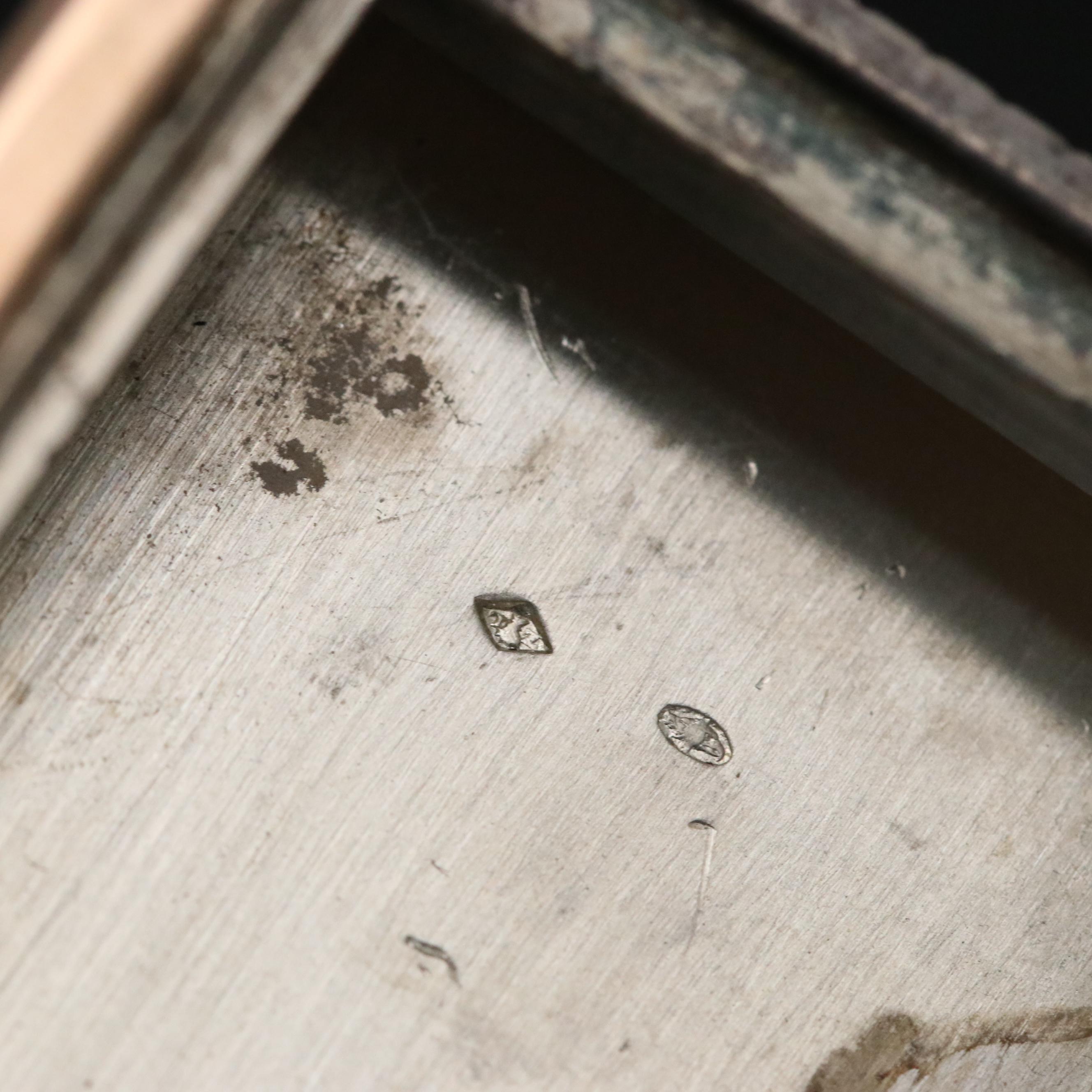 Boucheron 18K Gold, Sterling Silver, Diamond and Ruby Minaudière, Mid-20th C.