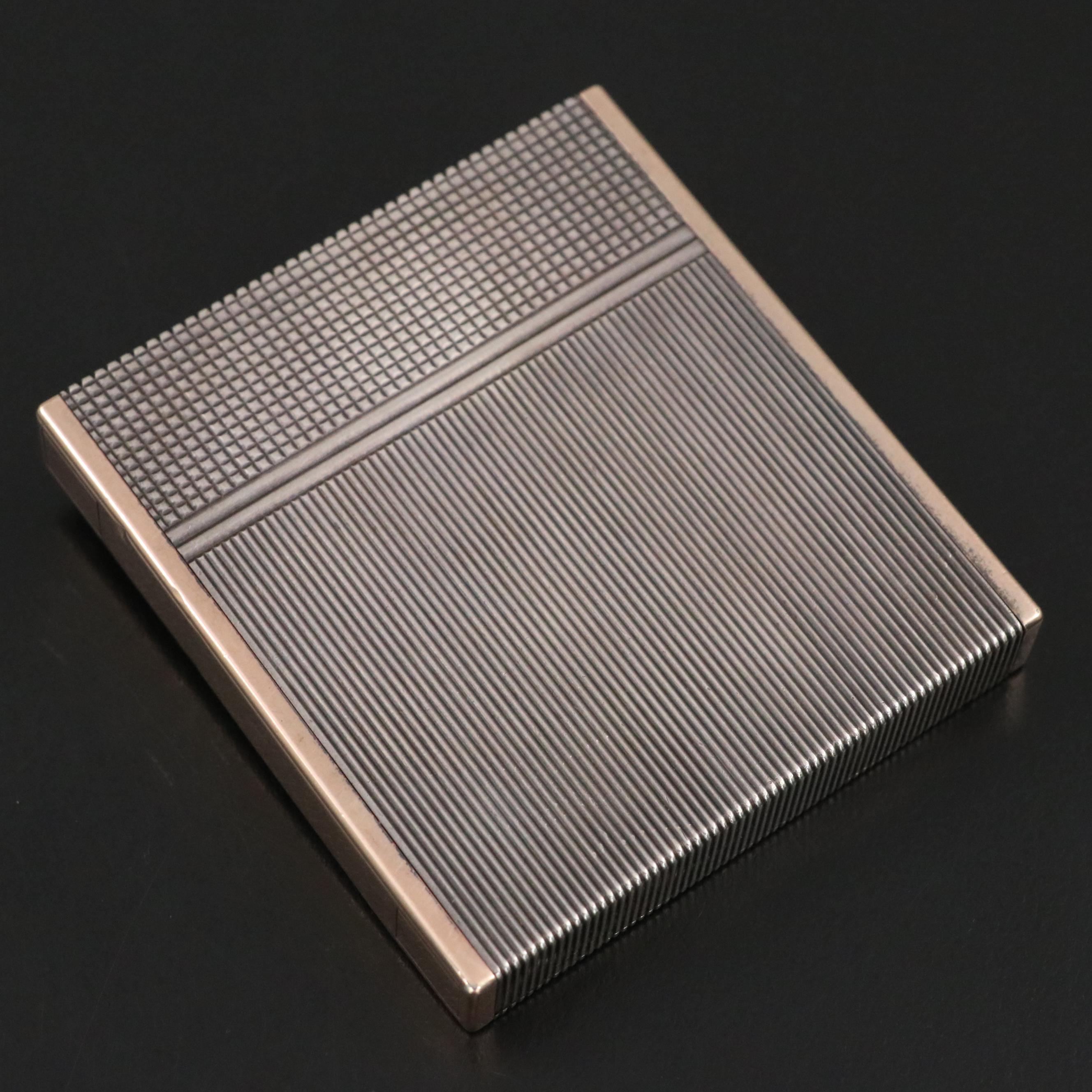 Boucheron 18K Gold, Sterling Silver, Diamond and Ruby Minaudière, Mid-20th C.