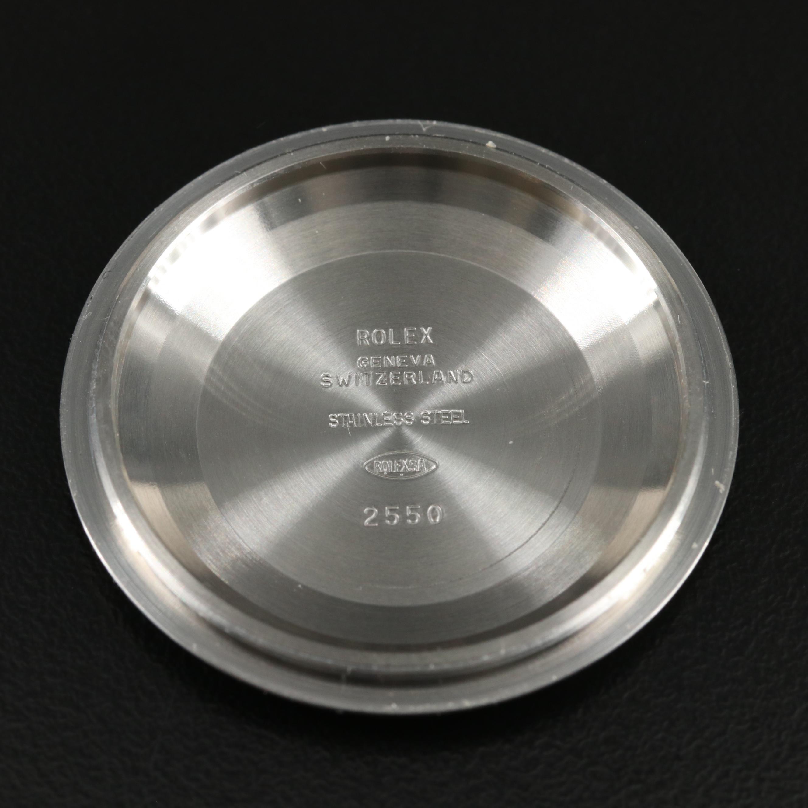 Rolex Oyster Perpetual Custom Turquoise Blue Dial Watch