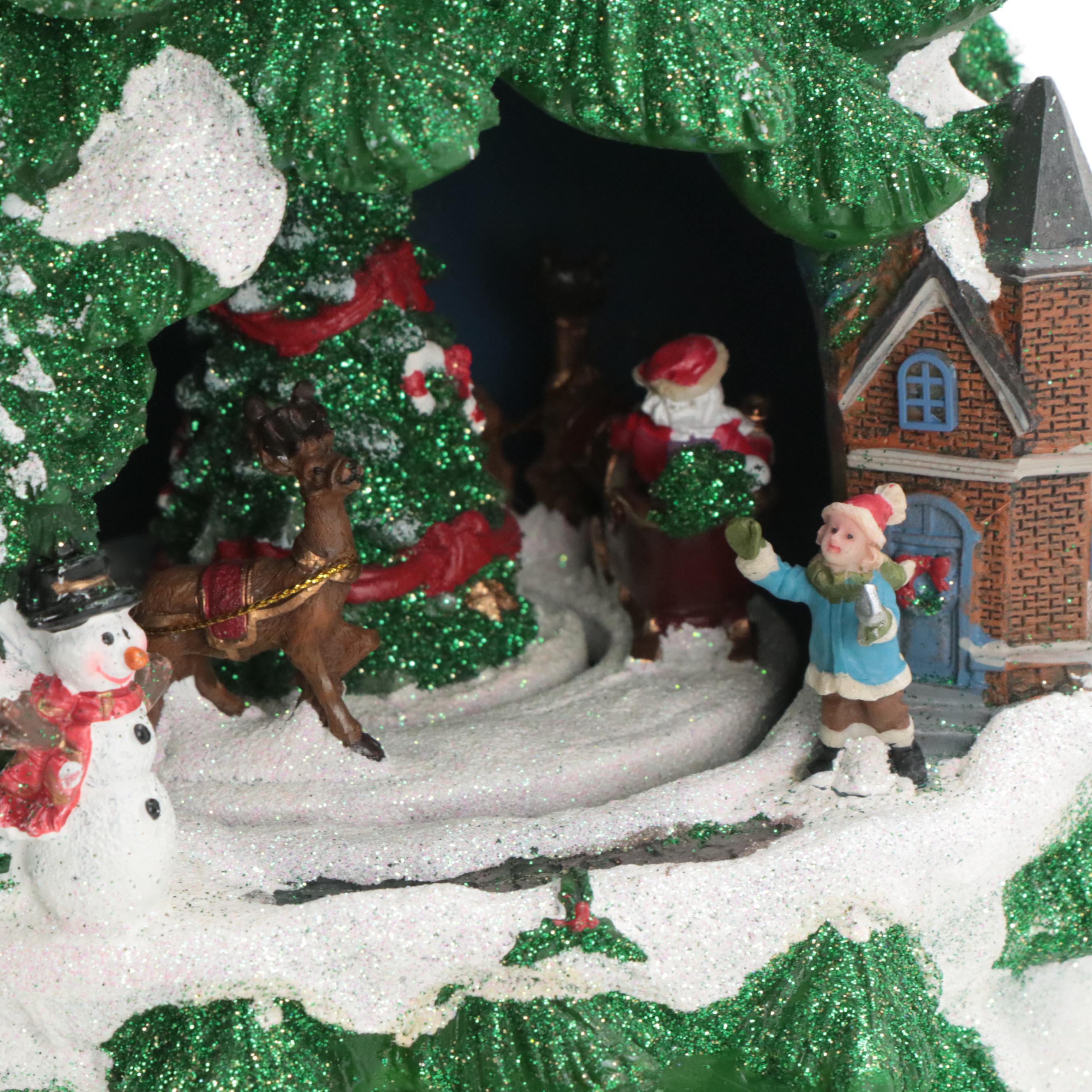 Costco Christmas LED Animated Tree Music Box