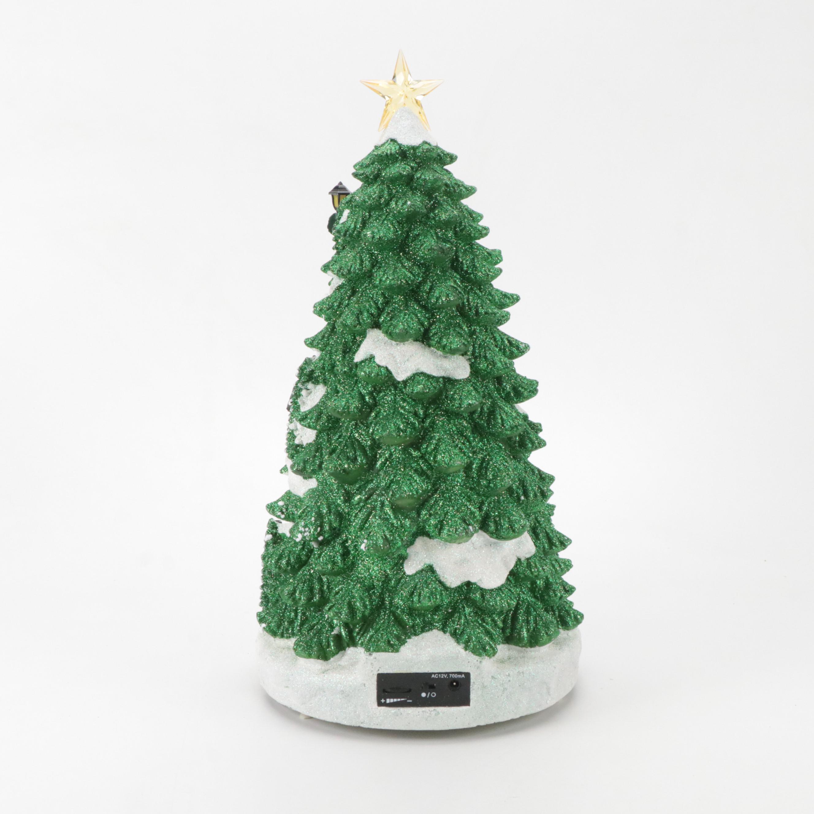 Costco Christmas LED Animated Tree Music Box