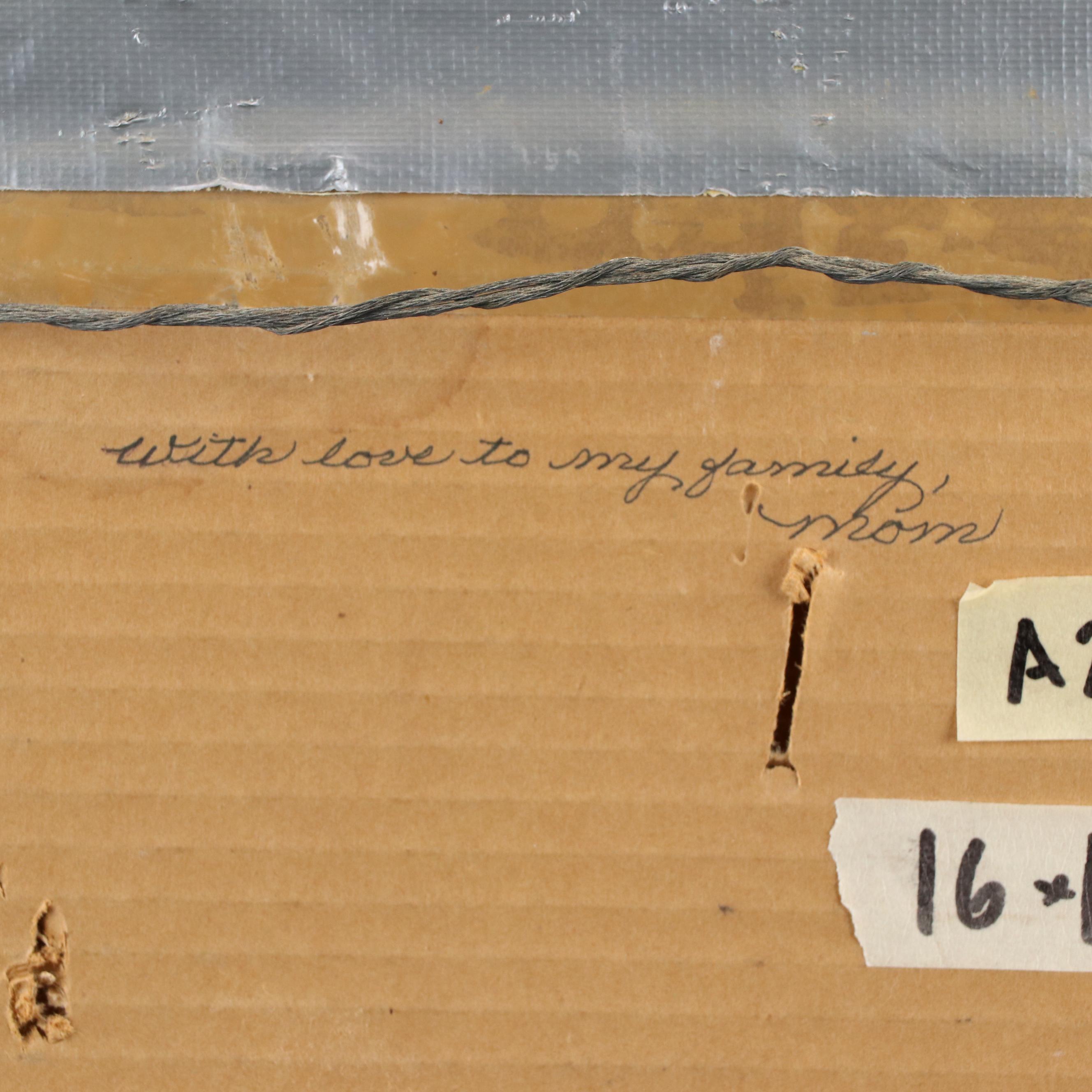 Still Life Oil Painting of a Teapot and an Orange, 1943