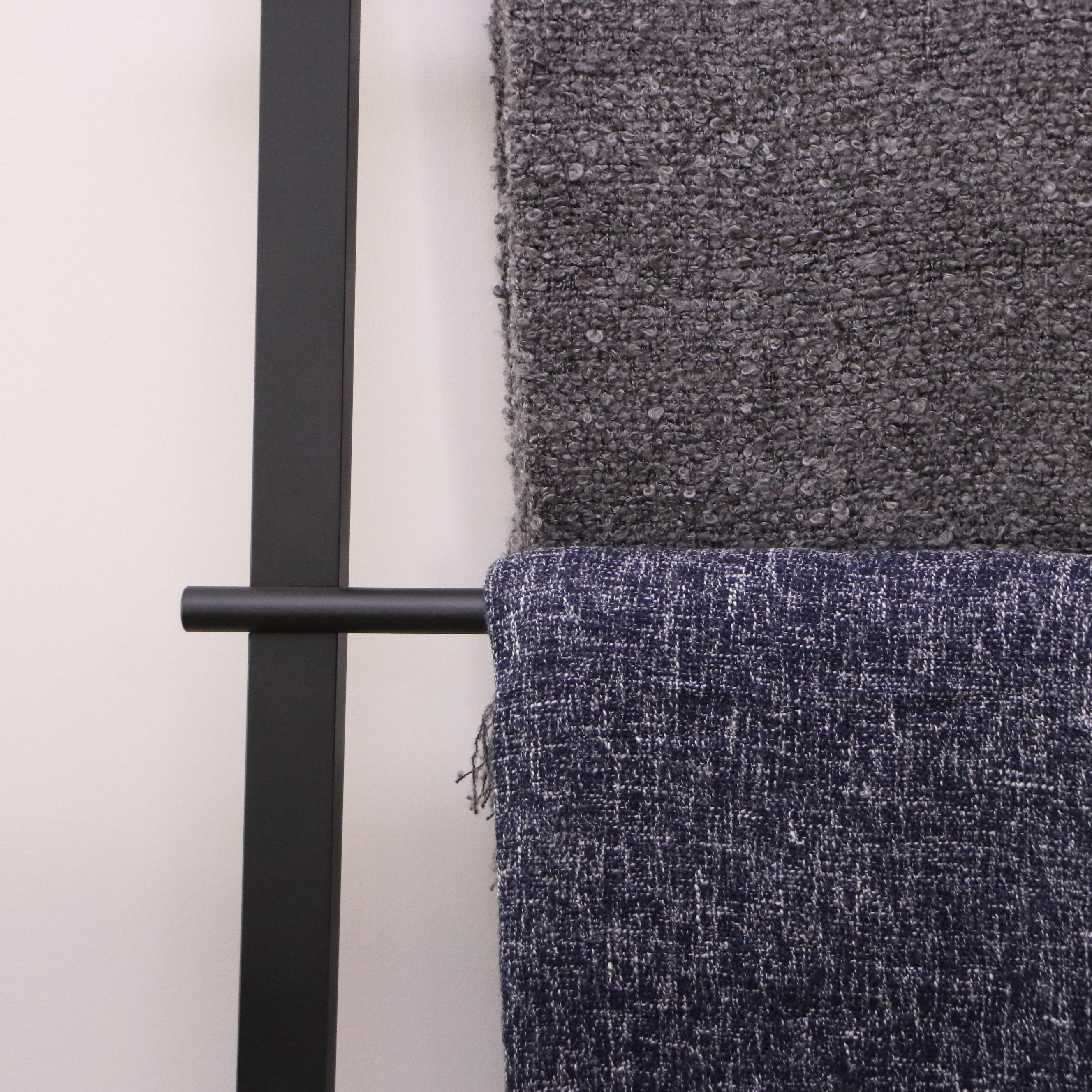 Quilt Rack with IKEA Throw Blankets