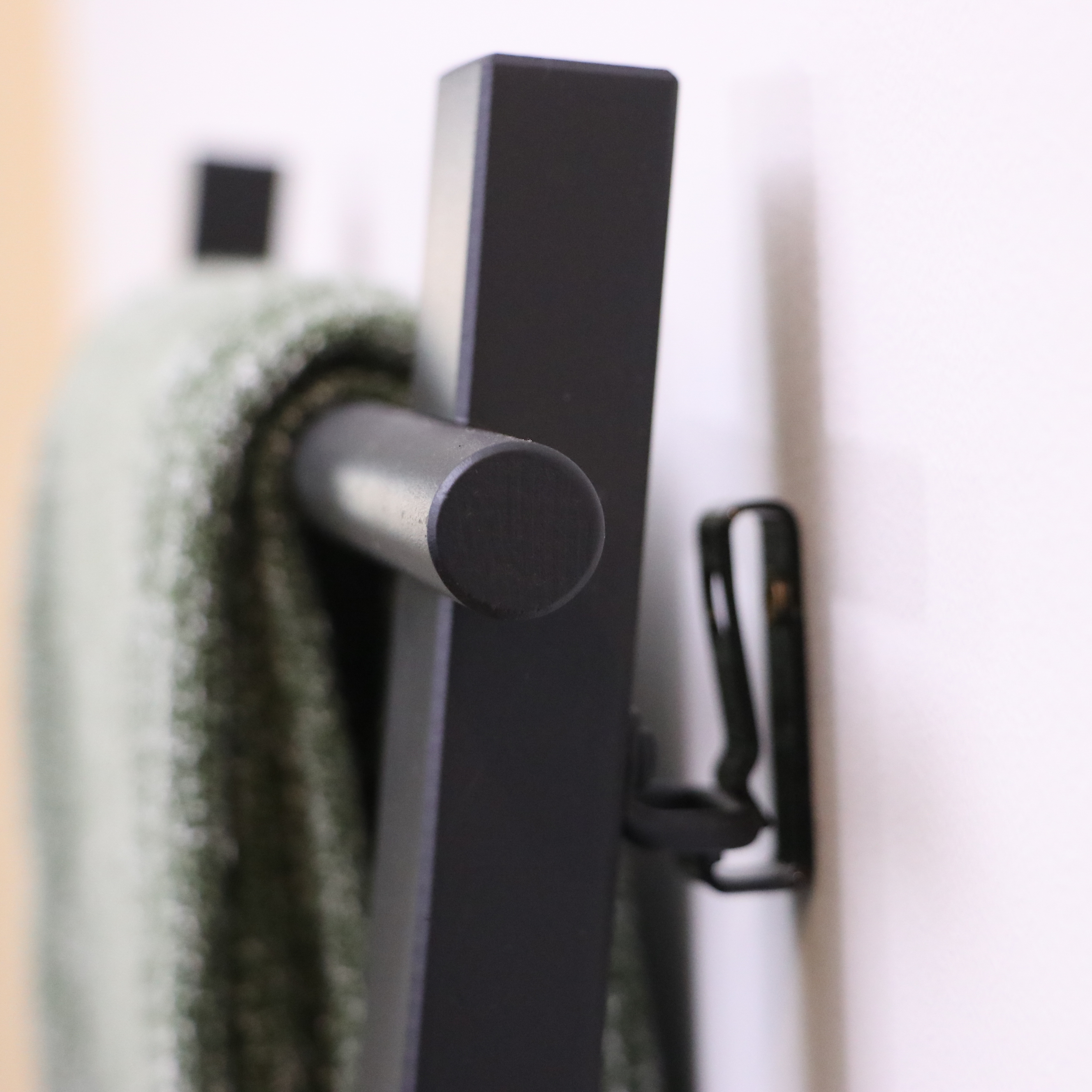 Quilt Rack with IKEA Throw Blankets