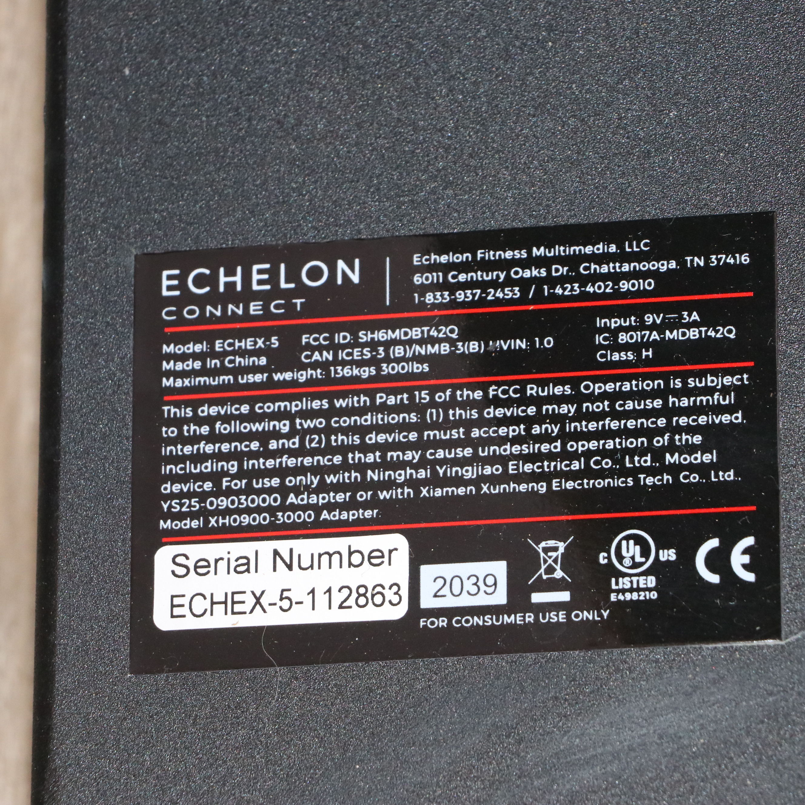 Echelon Stationary Exercise Bike