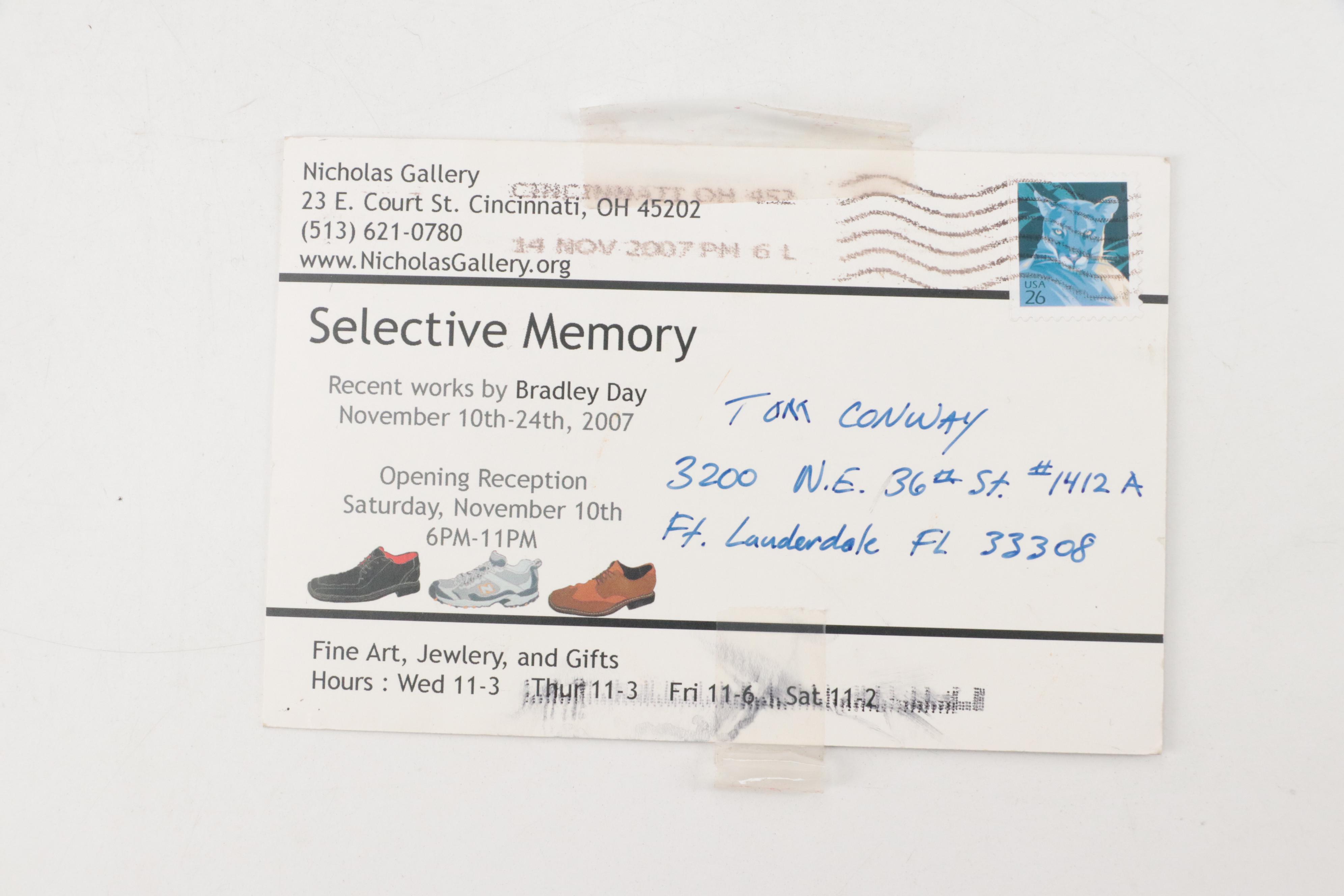 Bradley Day "Red Pumas", "Brown on Brown Aldos (Date Shoes)" Acrylic Paintings