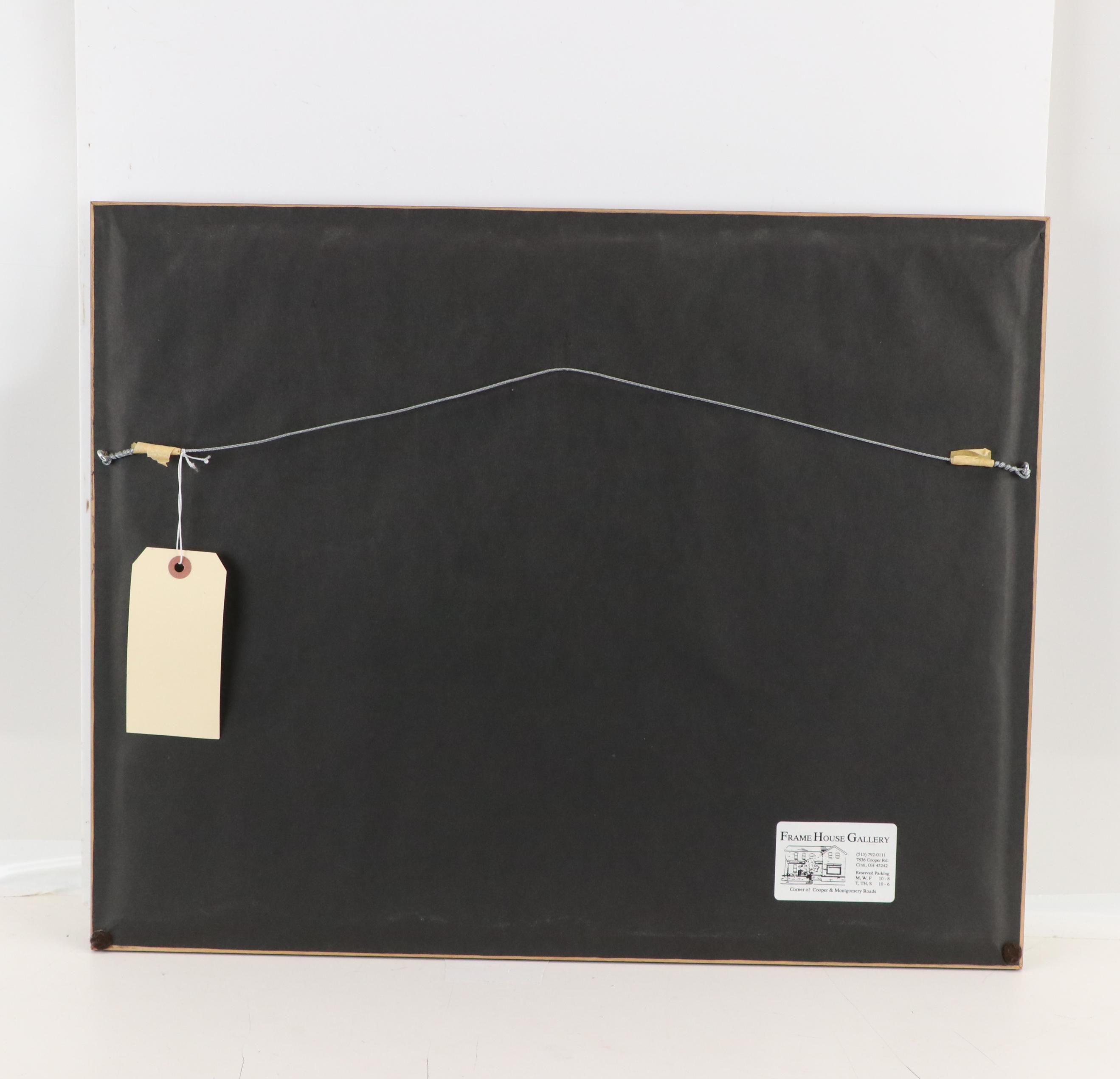 Jim Borgman Cartoon Ink Drawing "Balanced Budget," 1995