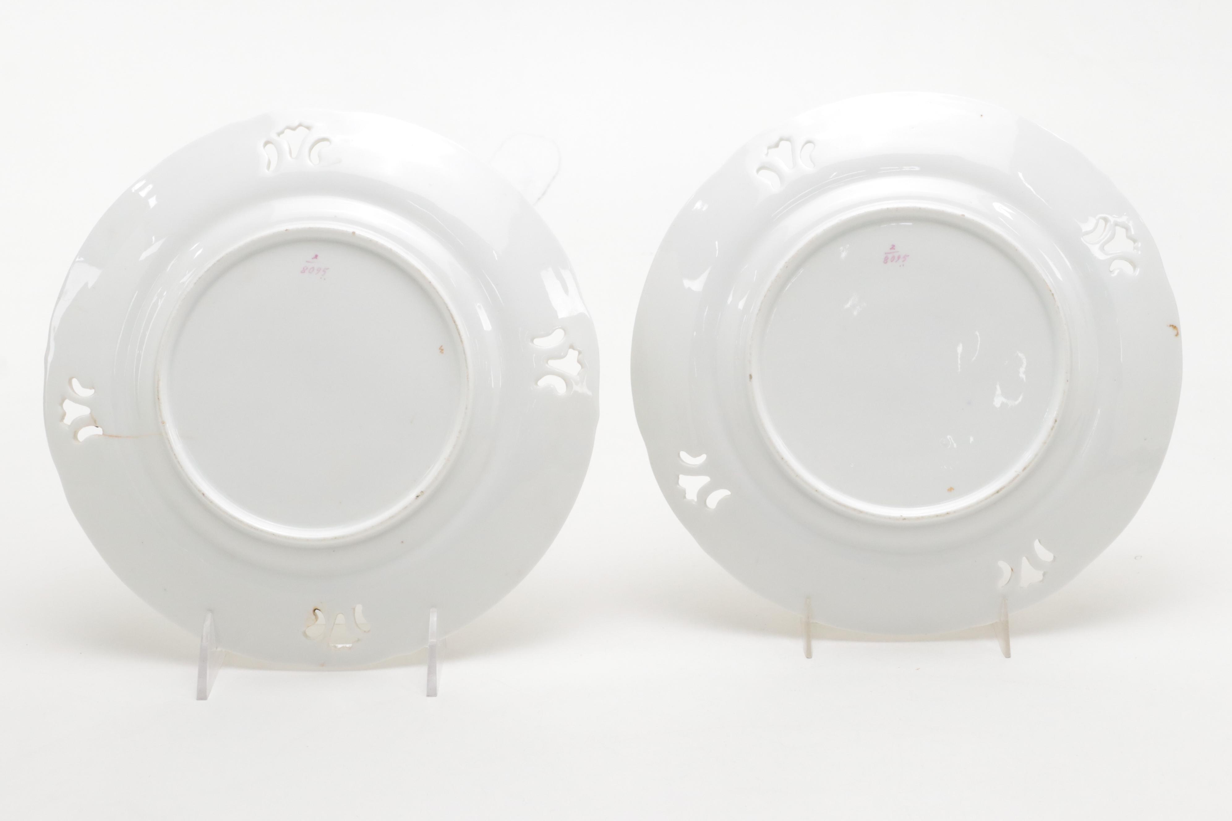 Ynysmeudwy Luster Accented Relief Molded Jug and Ridgway Style Plates