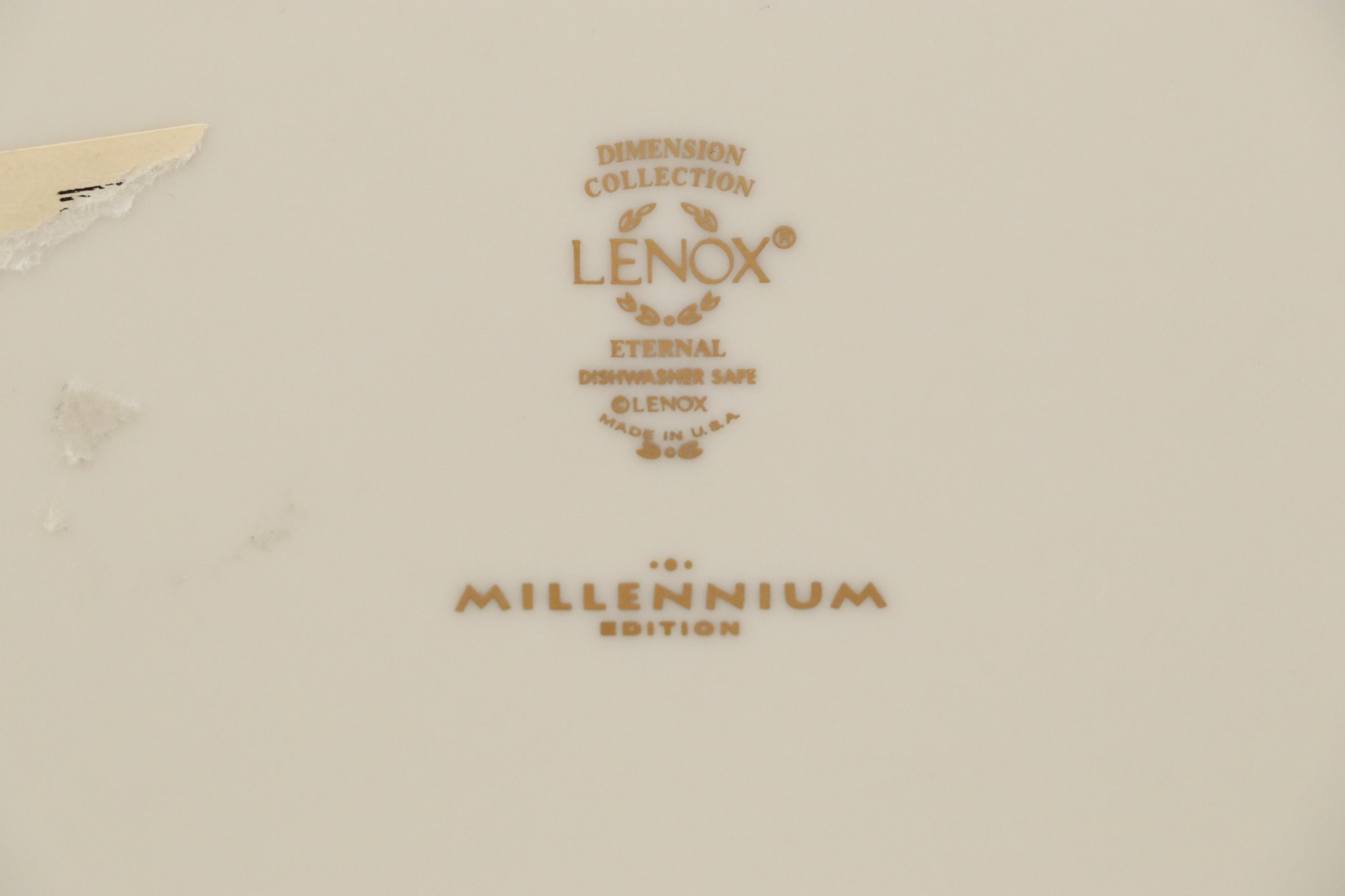 Lenox "Eternal" Dimension Collection Bone China Dinnerware