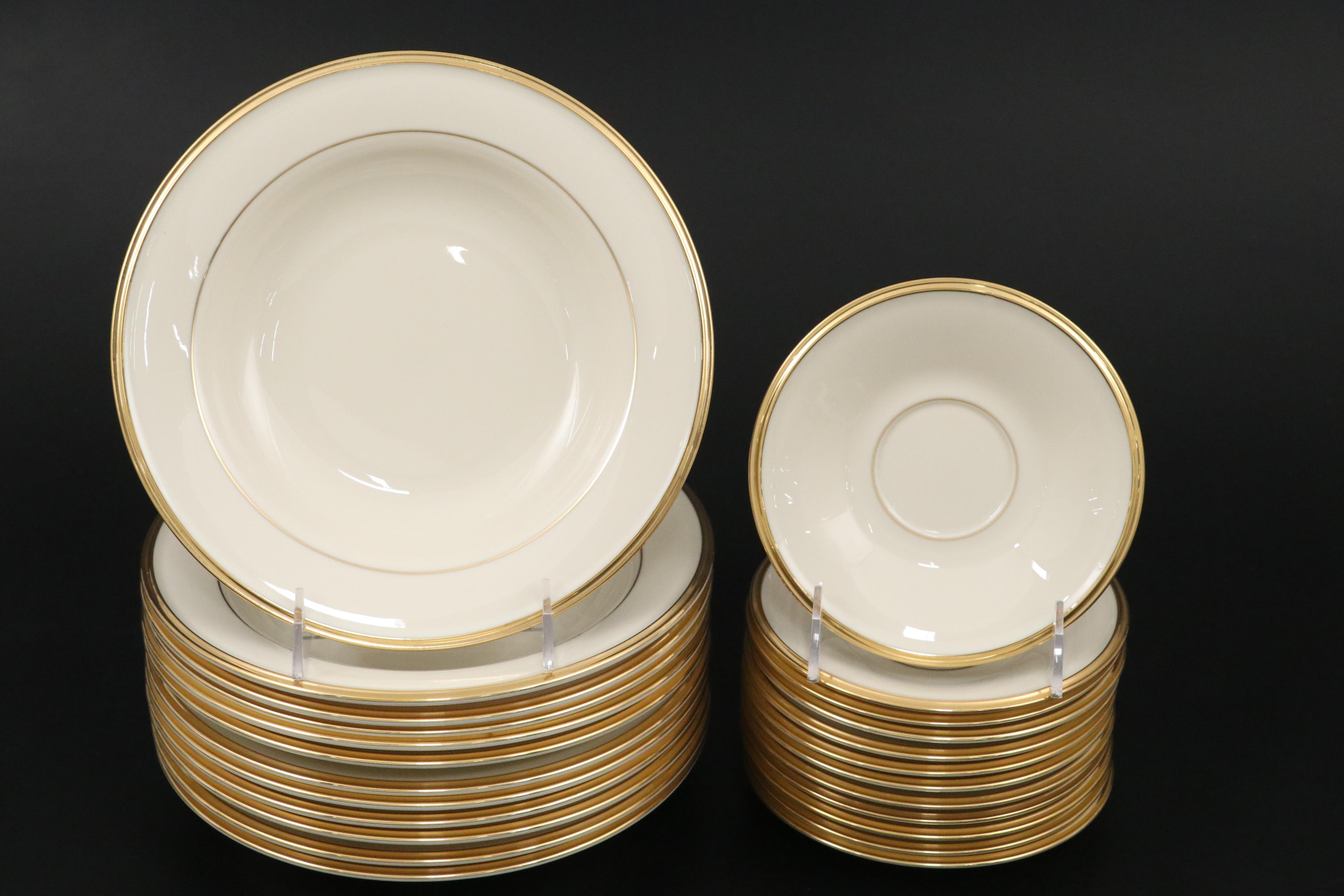 Lenox "Eternal" Dimension Collection Bone China Dinnerware