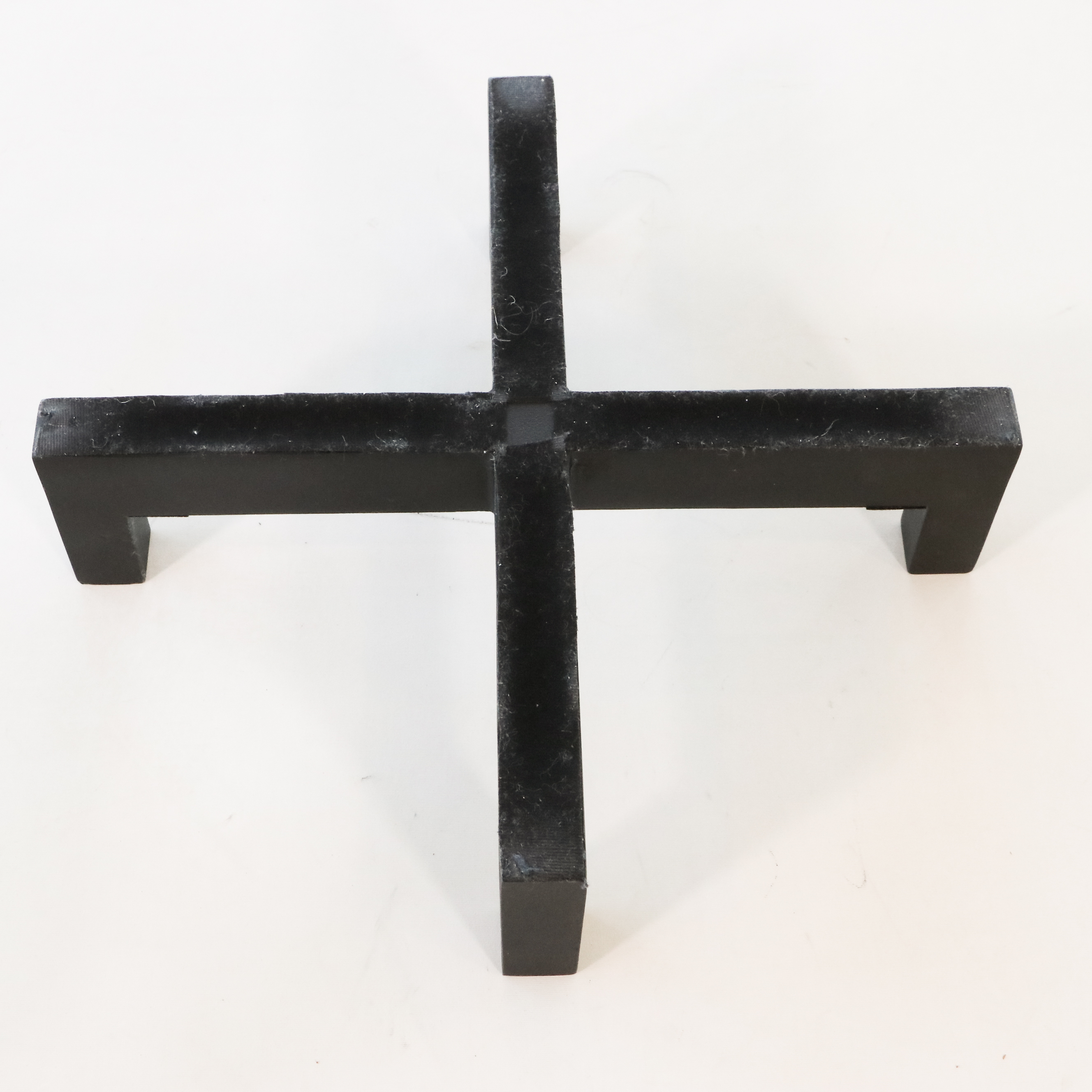 Three Oversized Glass Candle Hurricanes with Stands