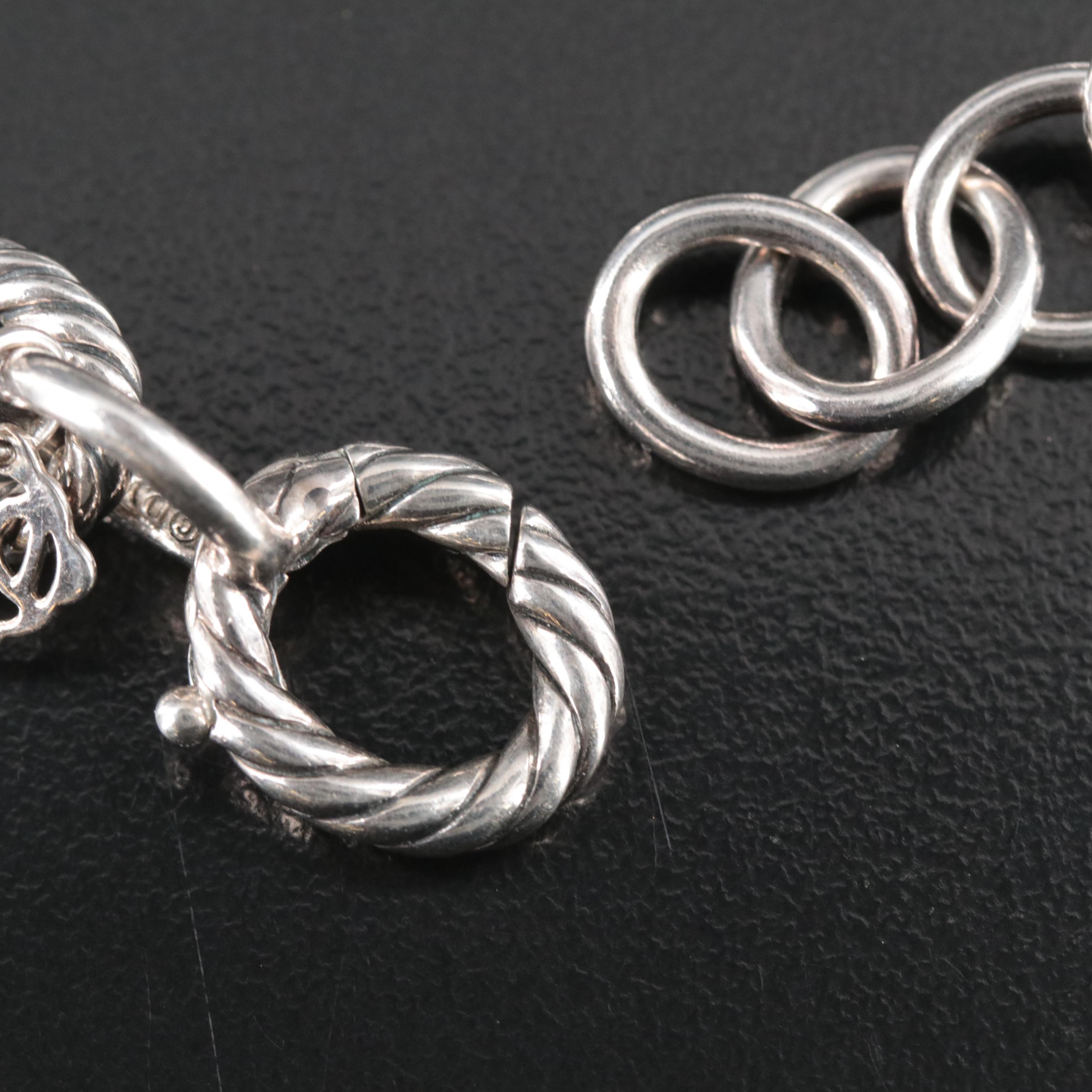 David Yurman "Pure Form" Sterling Tapered Necklace