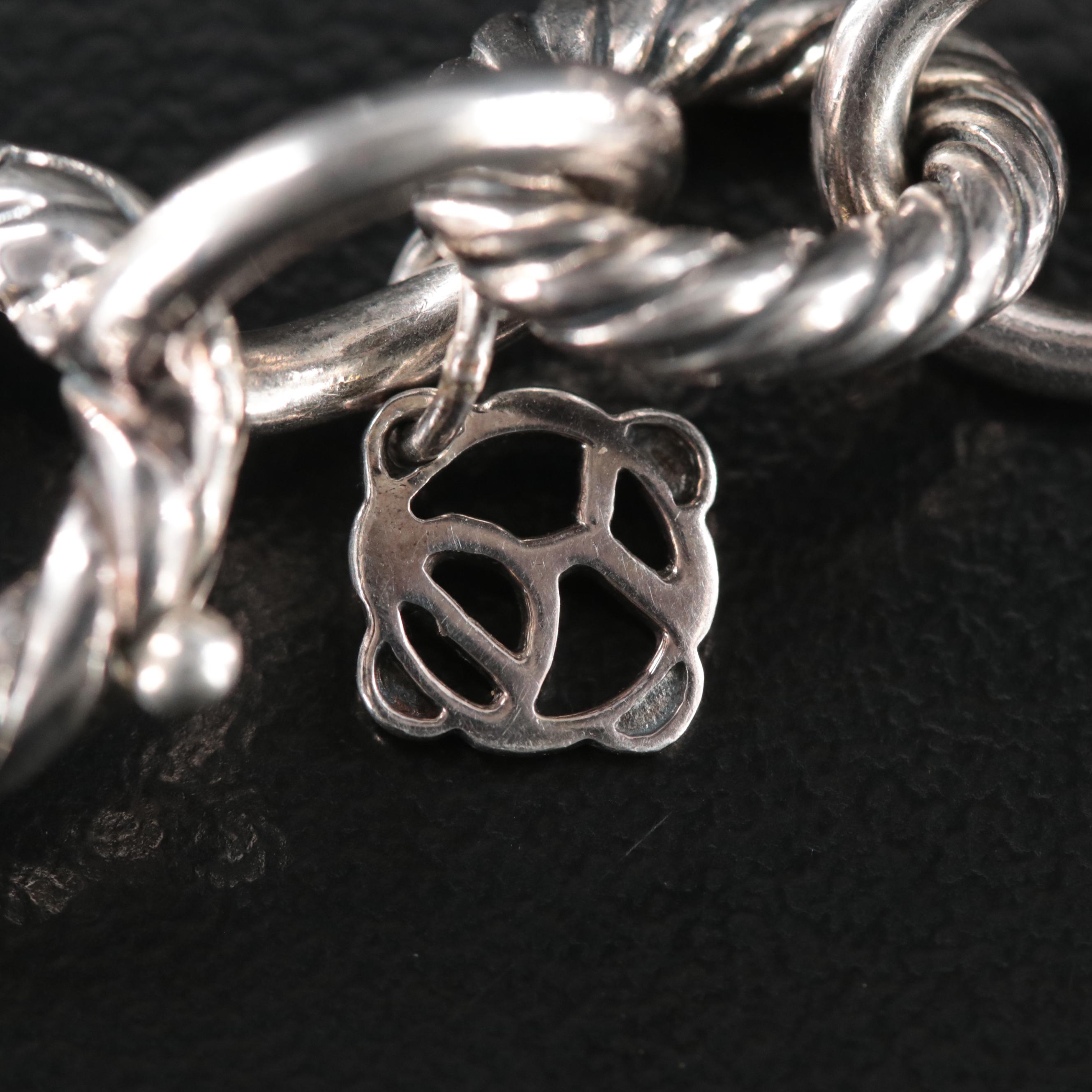 David Yurman "Pure Form" Sterling Tapered Necklace