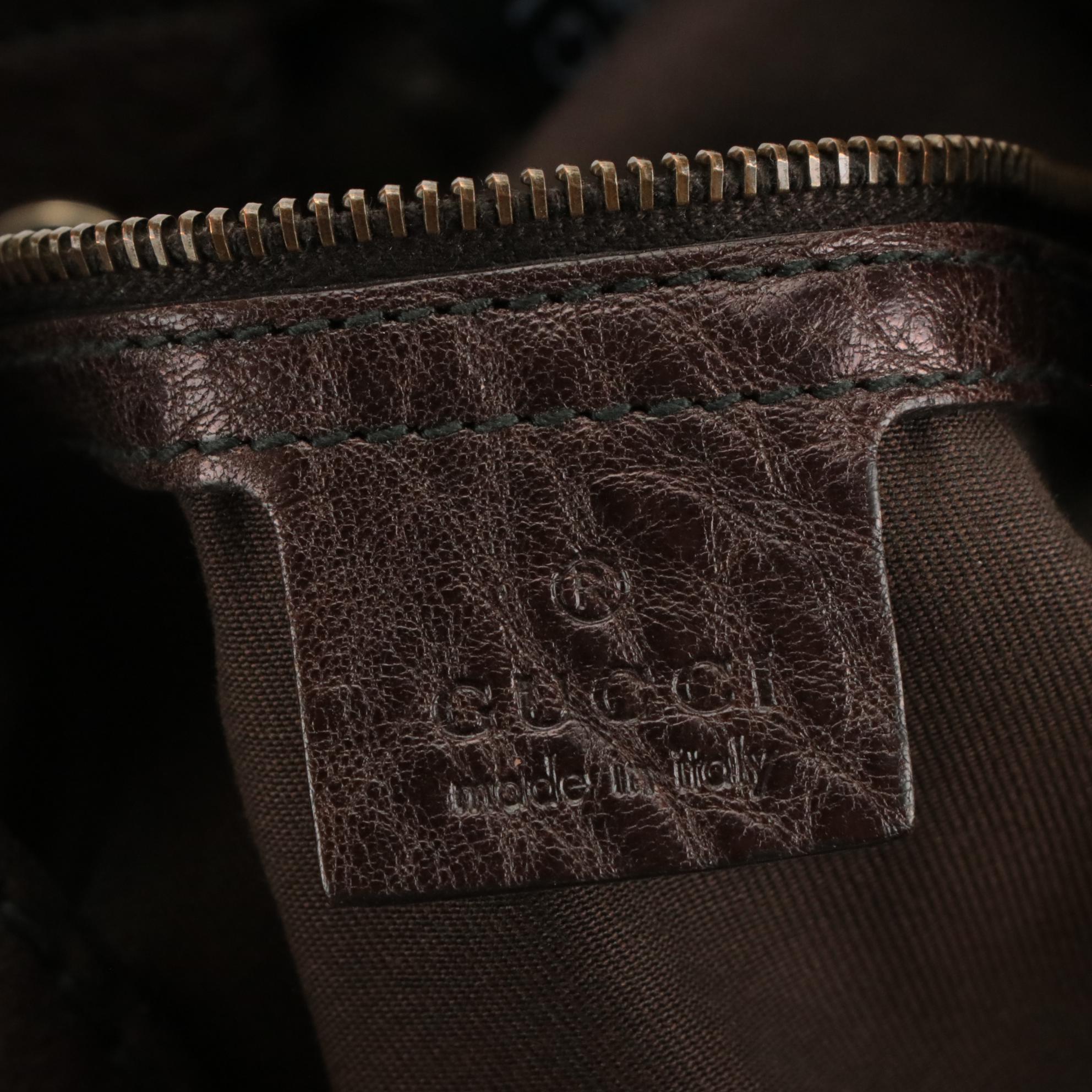 Gucci Horsebit Slouchy Shoulder Bag in GG Canvas and Leather