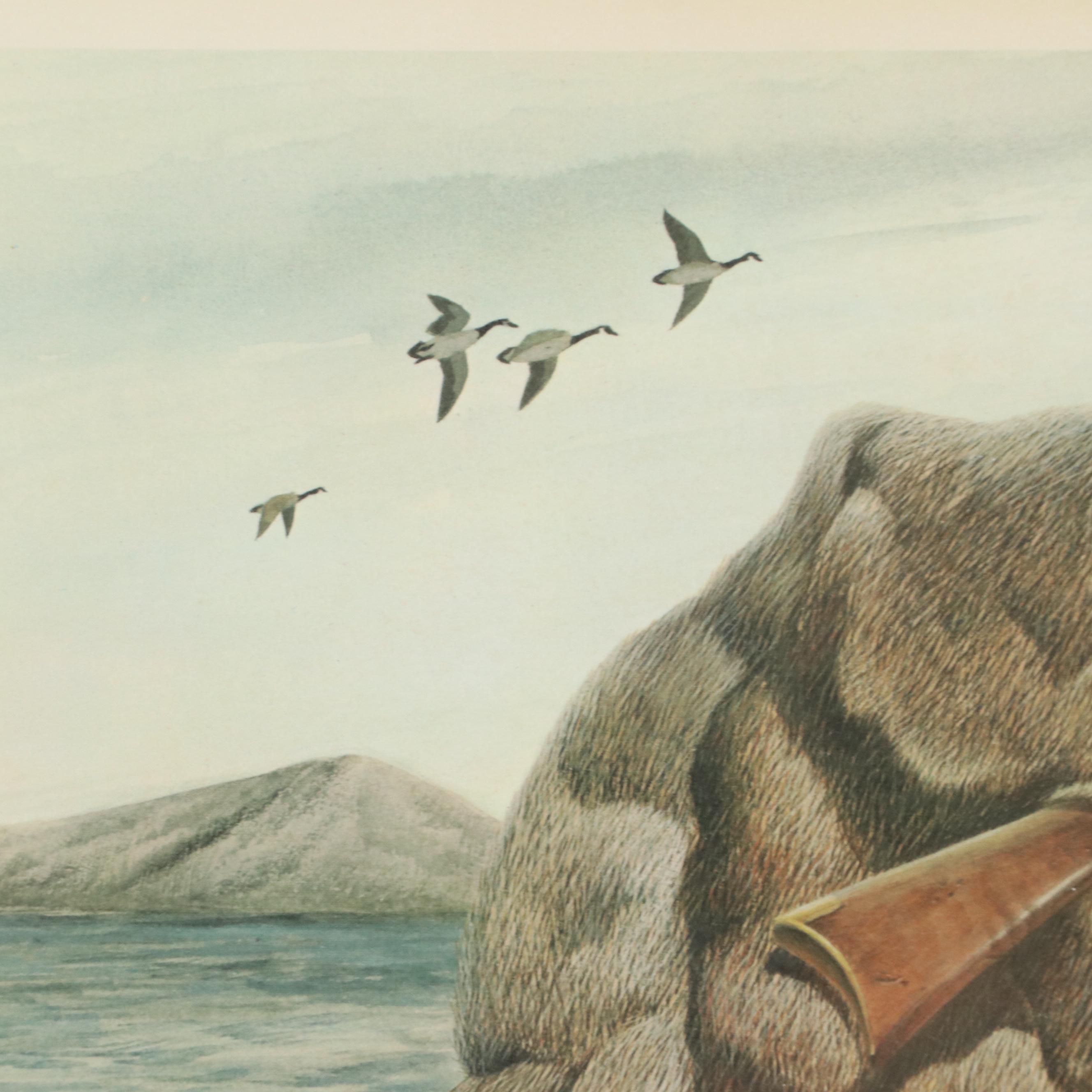 John Ruthven Offset Lithograph "Shawnee"