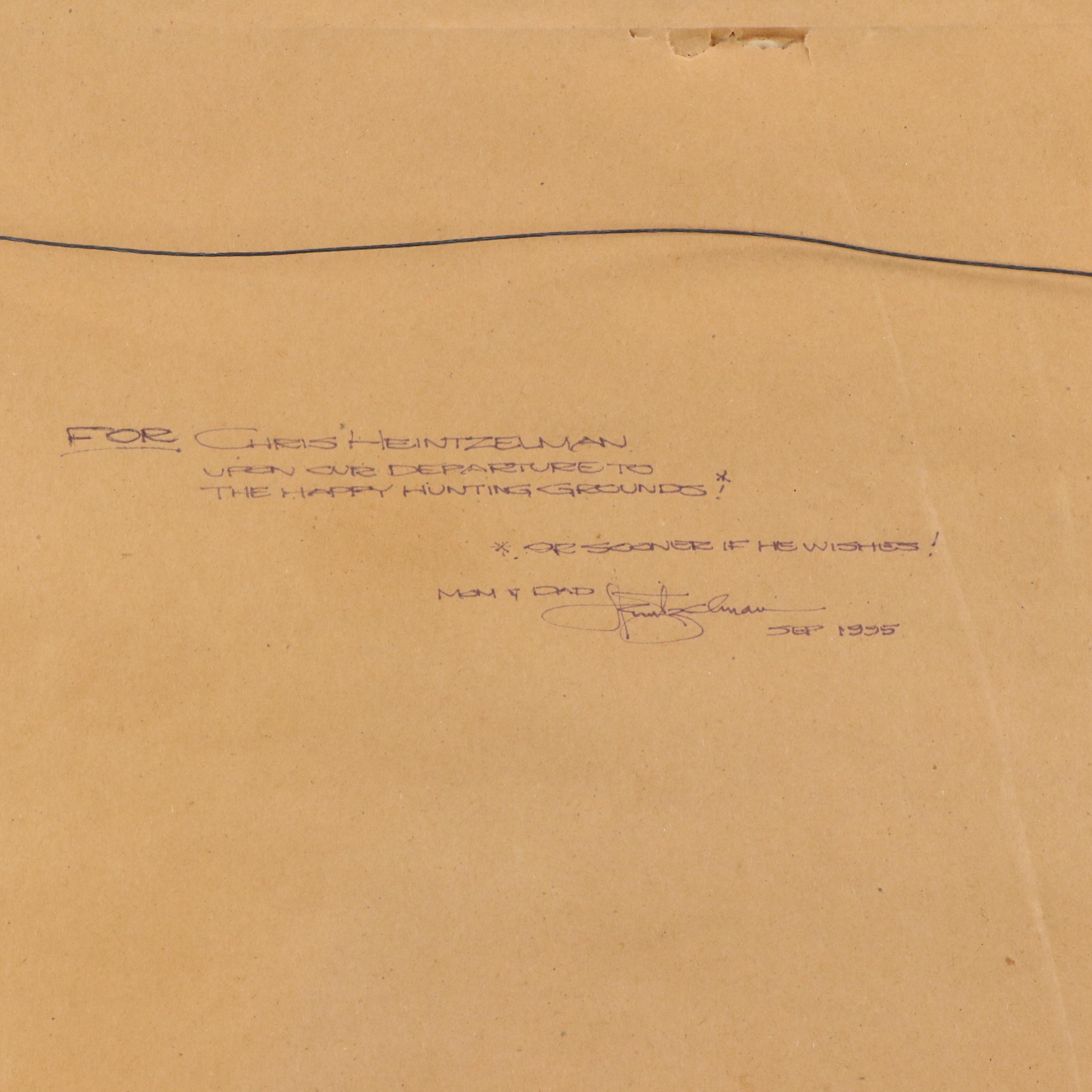 John Ruthven Offset Lithograph "Shawnee"