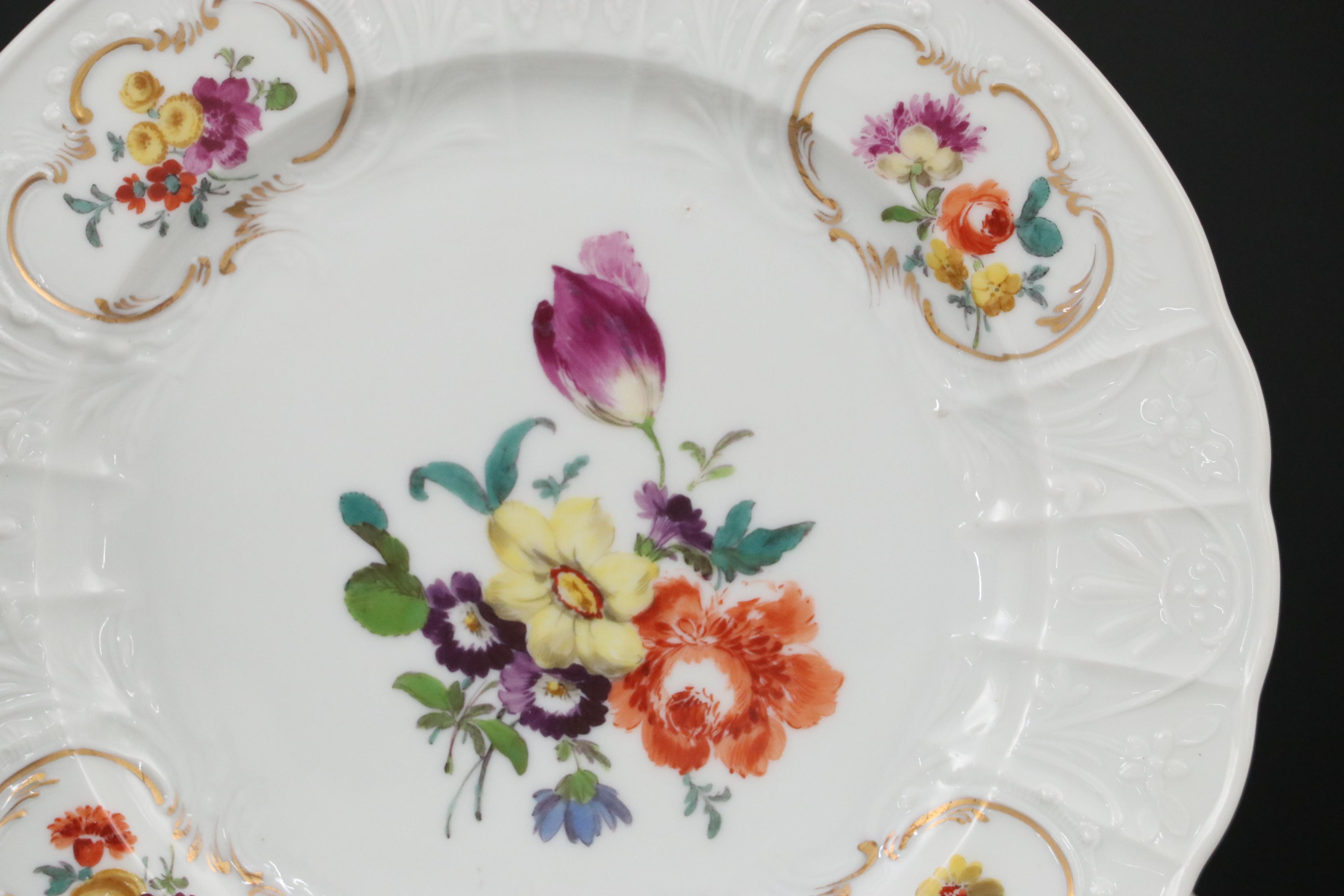 Schumann "Empress Dresden Flowers" with Carl Thieme  and Other Dresden Porcelain