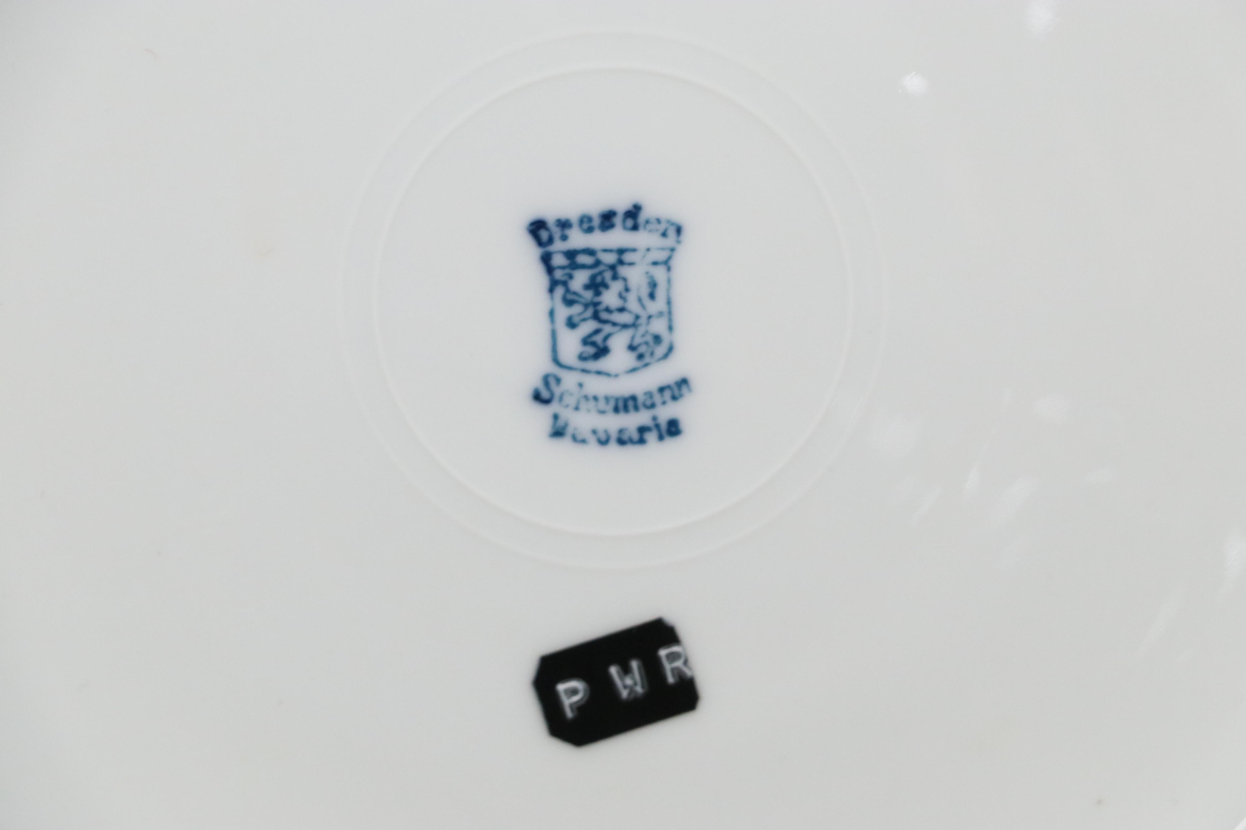 Schumann "Empress Dresden Flowers" with Carl Thieme  and Other Dresden Porcelain