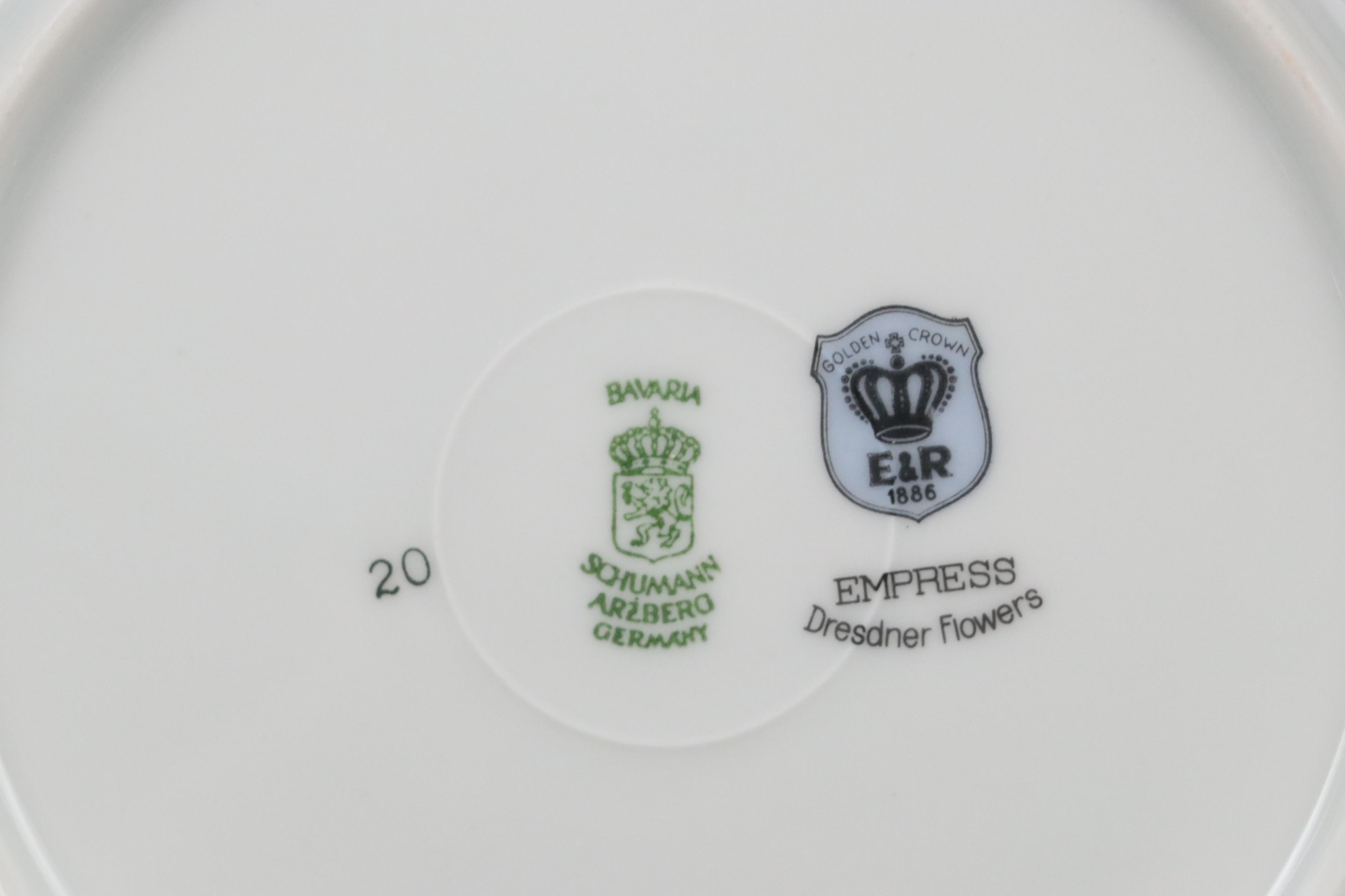 Schumann "Empress Dresden Flowers" with Carl Thieme  and Other Dresden Porcelain