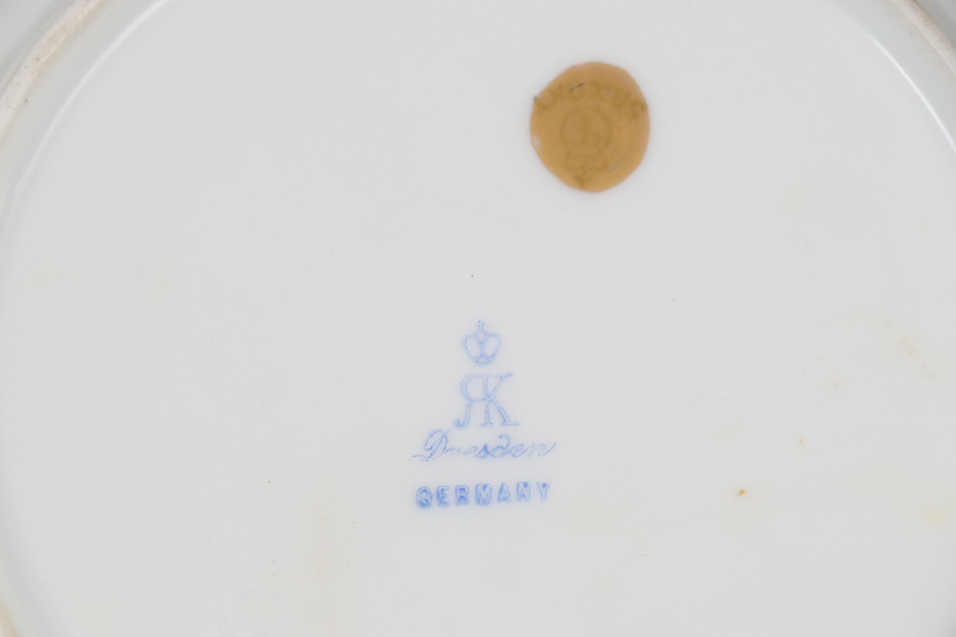 Schumann "Empress Dresden Flowers" with Carl Thieme  and Other Dresden Porcelain