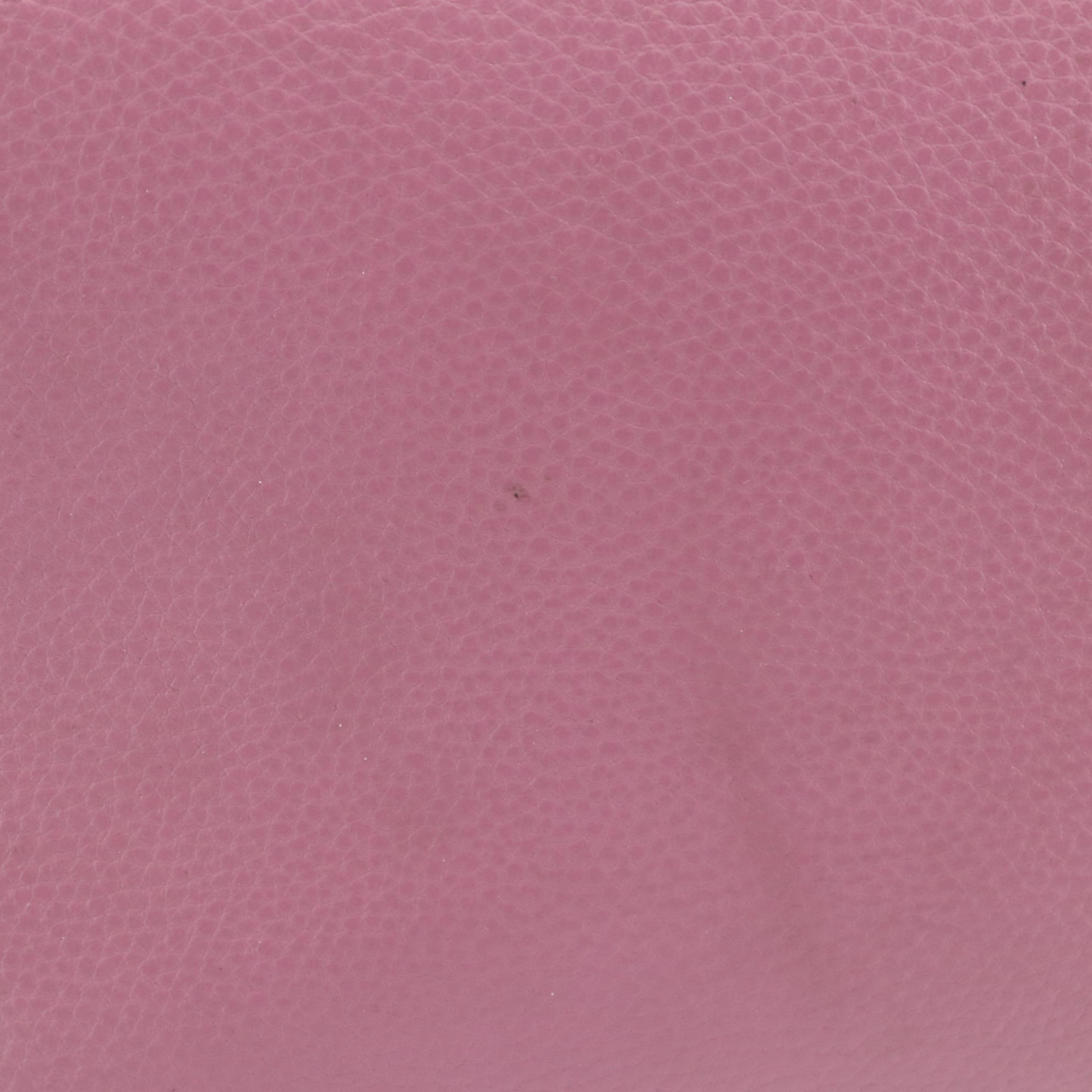 Coach Large Market Tote in Pink/Purple Grained Leather