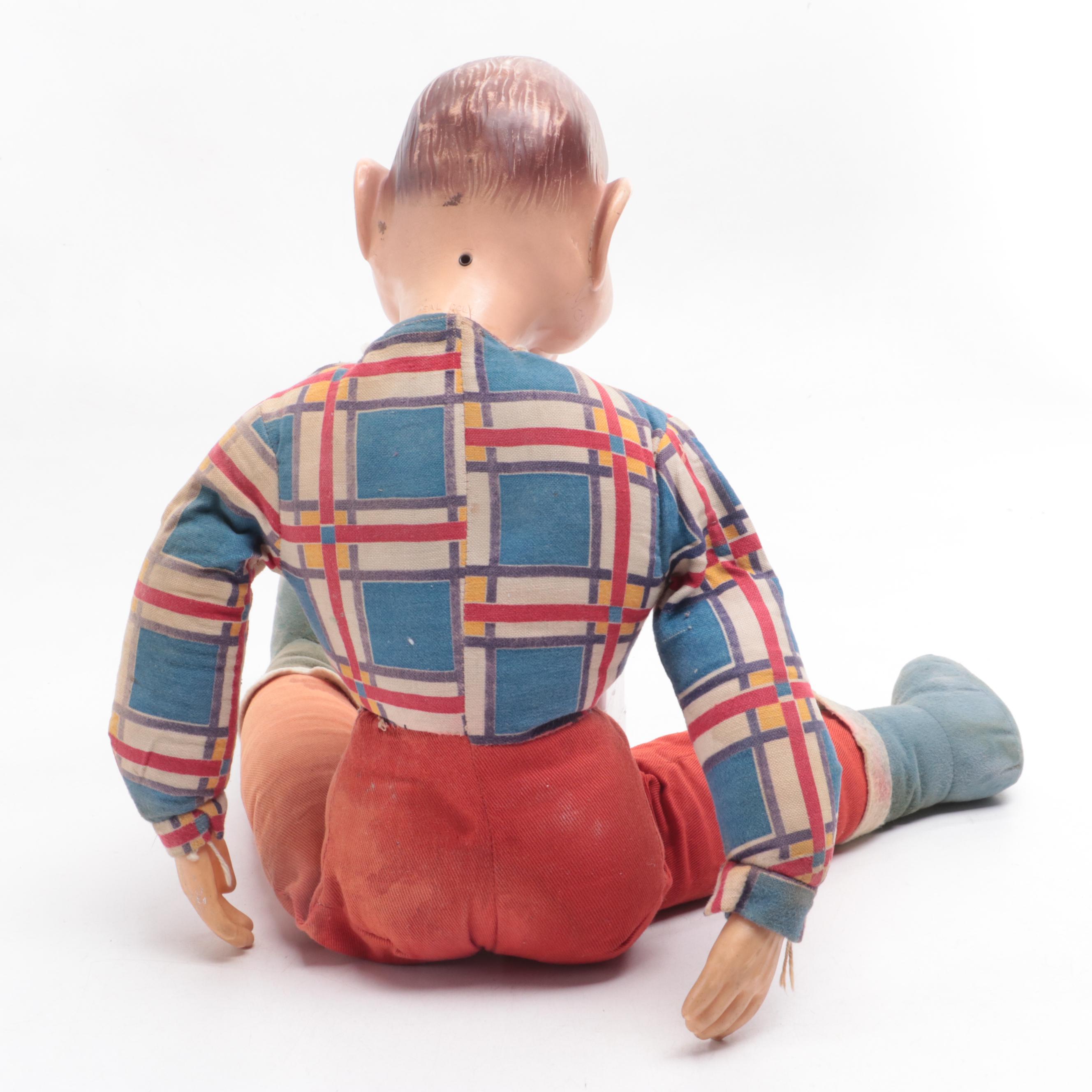 Ideal Toys Deal Doll "Howdy Doody" Ventriloquist Dummy, Mid-20th Century