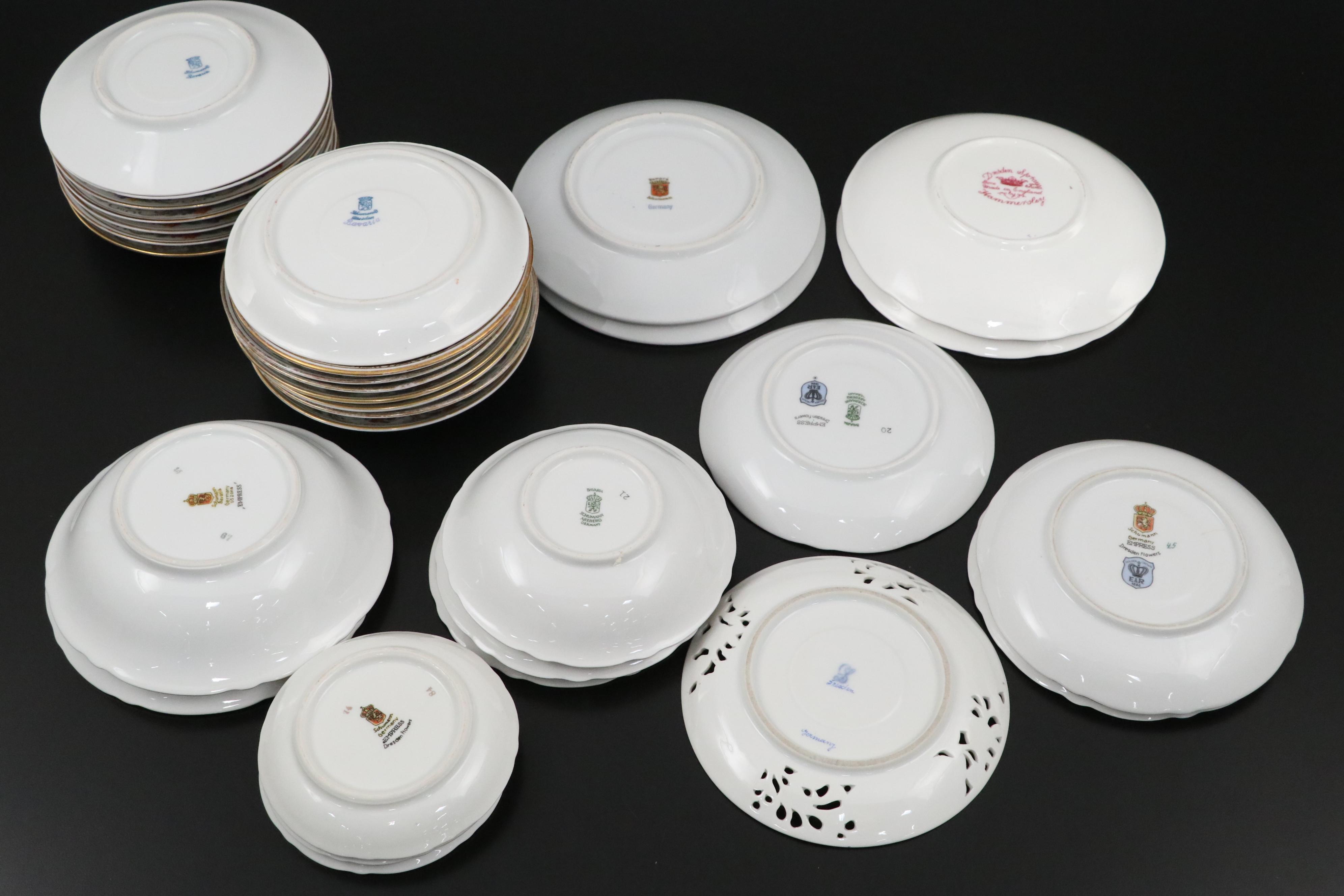 Schumann "Empress Dresden Flowers" with Carl Thieme  and Other Dresden Porcelain