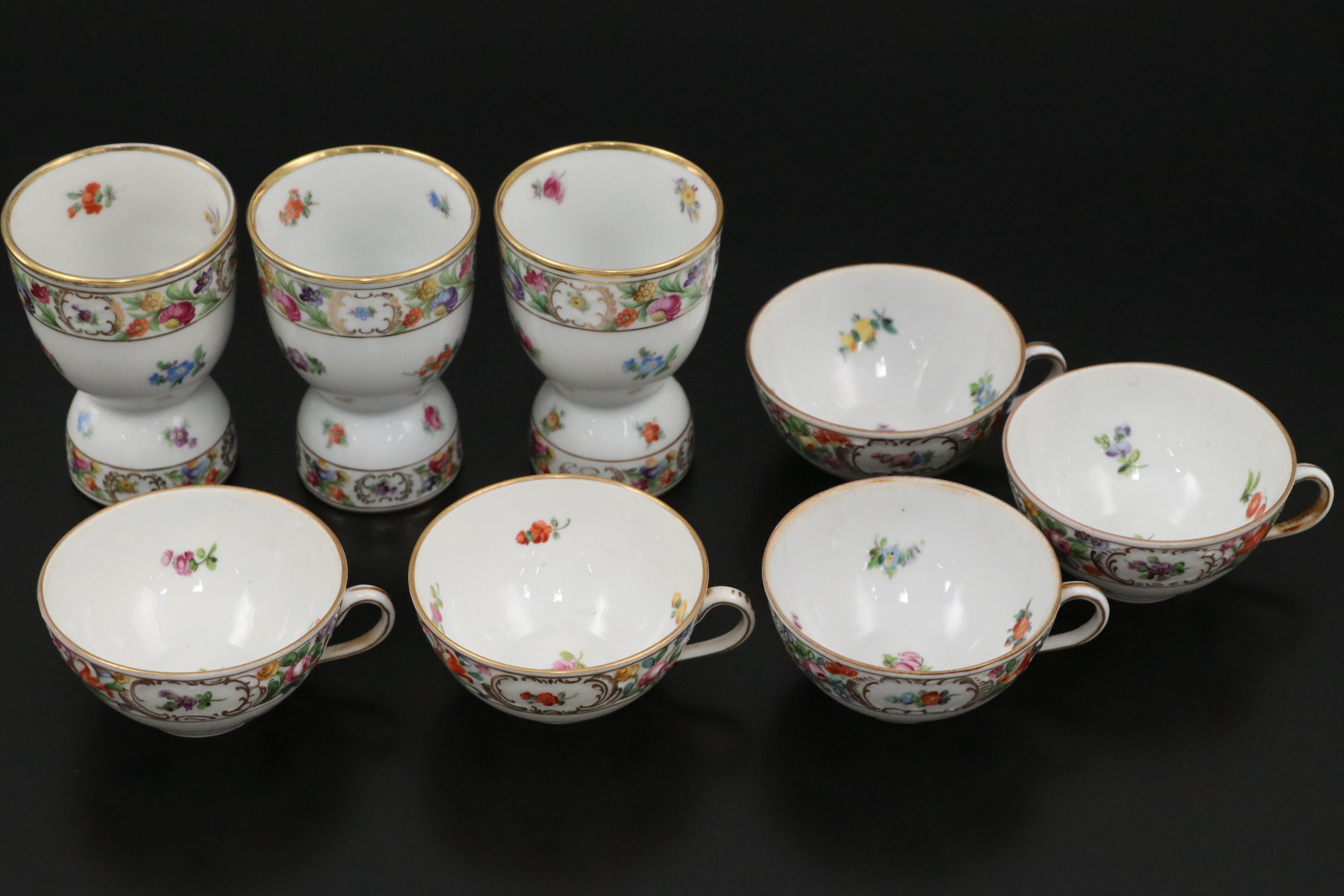Schumann "Empress Dresden Flowers" with Carl Thieme  and Other Dresden Porcelain