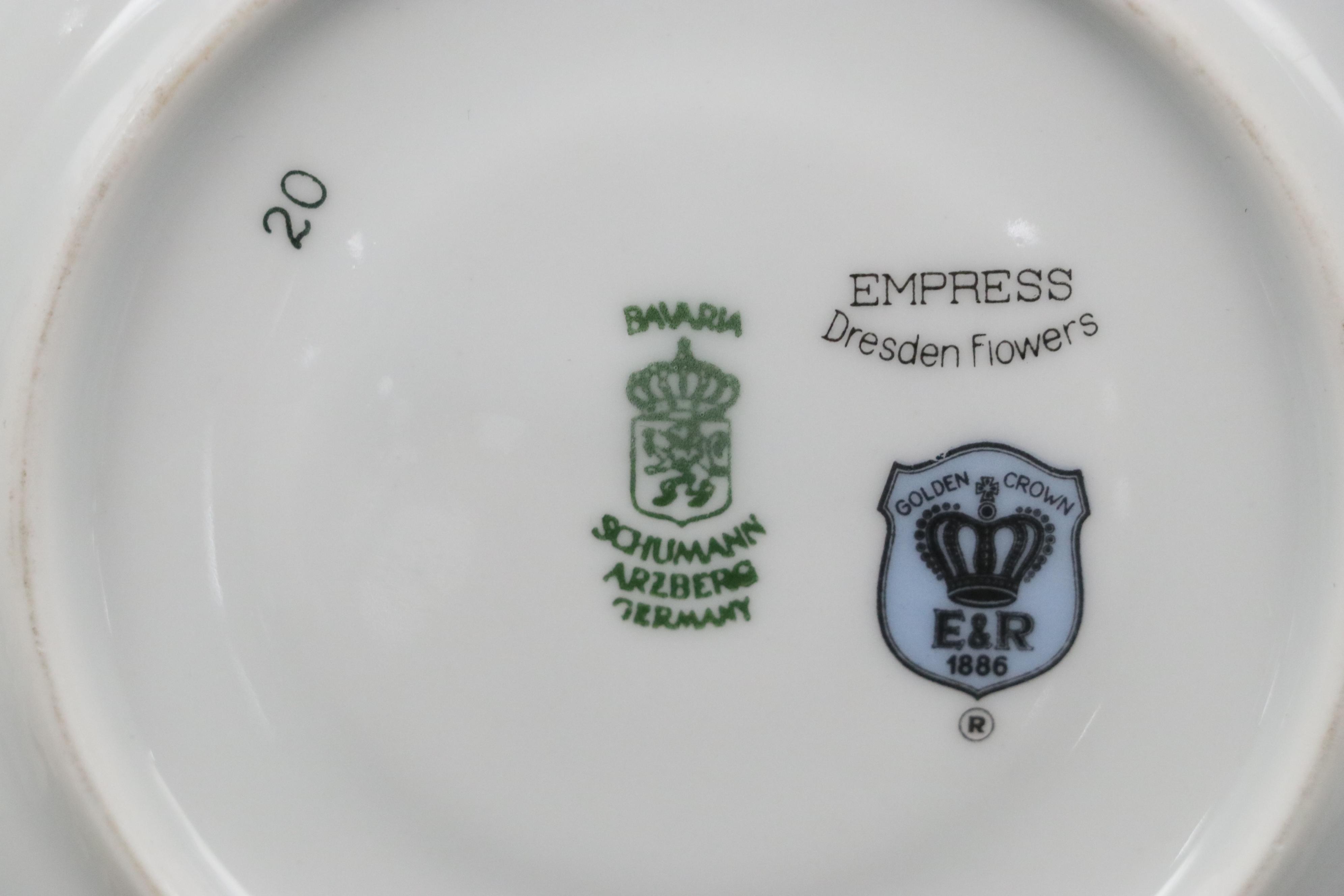Schumann "Empress Dresden Flowers" and Other Porcelain Dinnerware