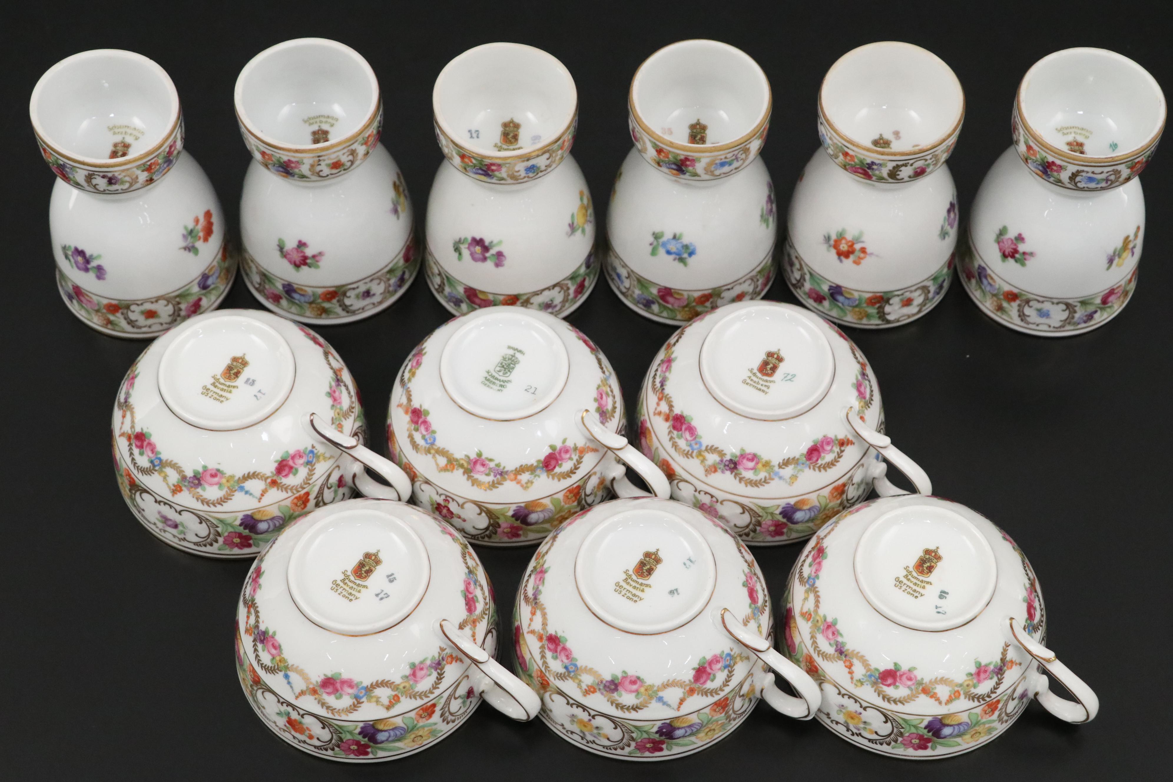 Schumann "Empress Dresden Flowers" and Other Porcelain Dinnerware